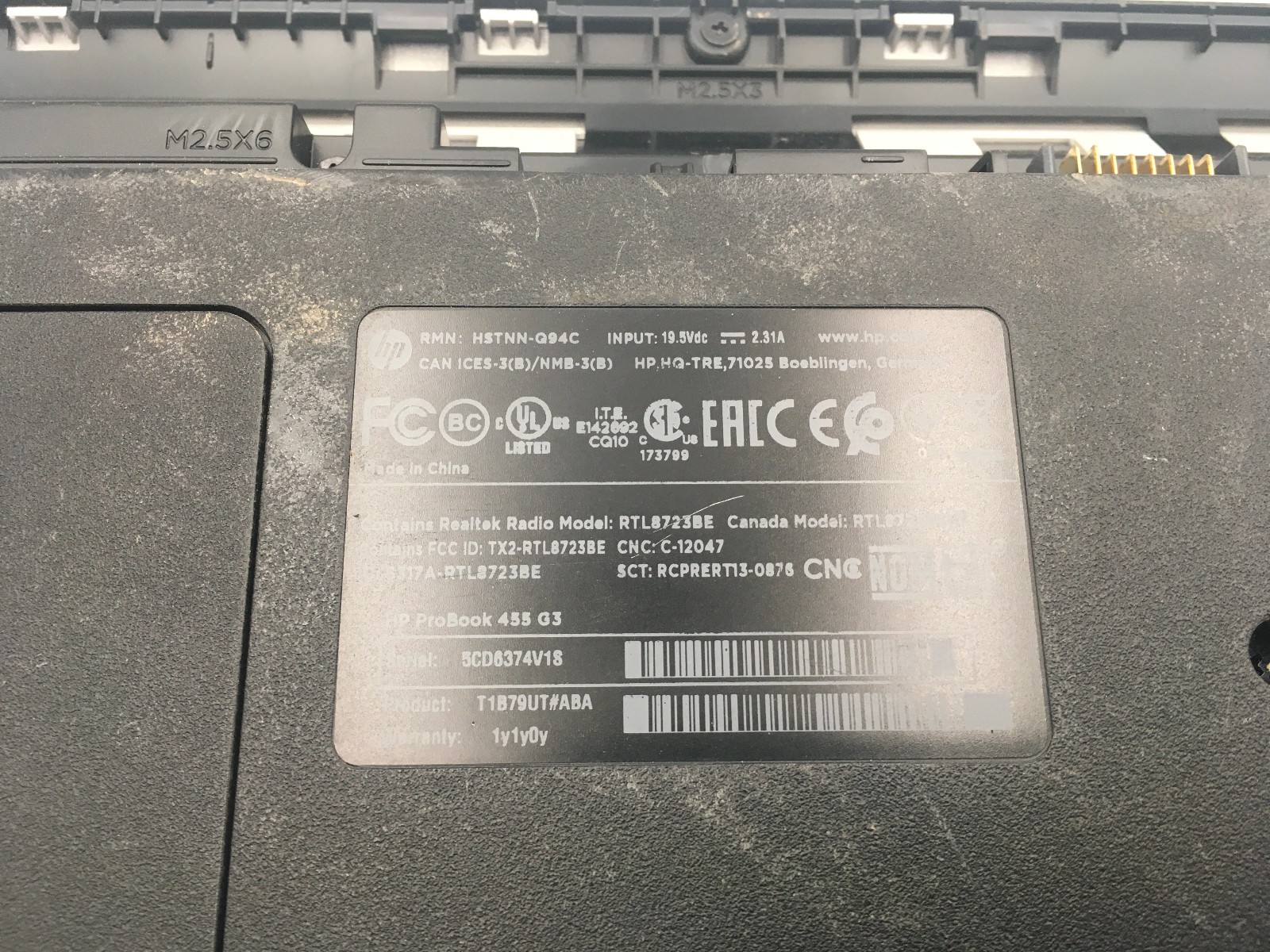 HP PROBOOK 455 G3 – FOR PARTS/REPAIR – AMD A8 QUAD CORE – NO RAM -READ DESC- BB