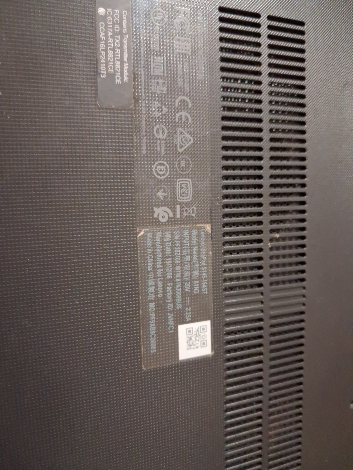 LENOVO IDEAPAD S145-15AST 15.6″ 2.6GHz AMD A6-9225 1TB HDD 4GB RAM