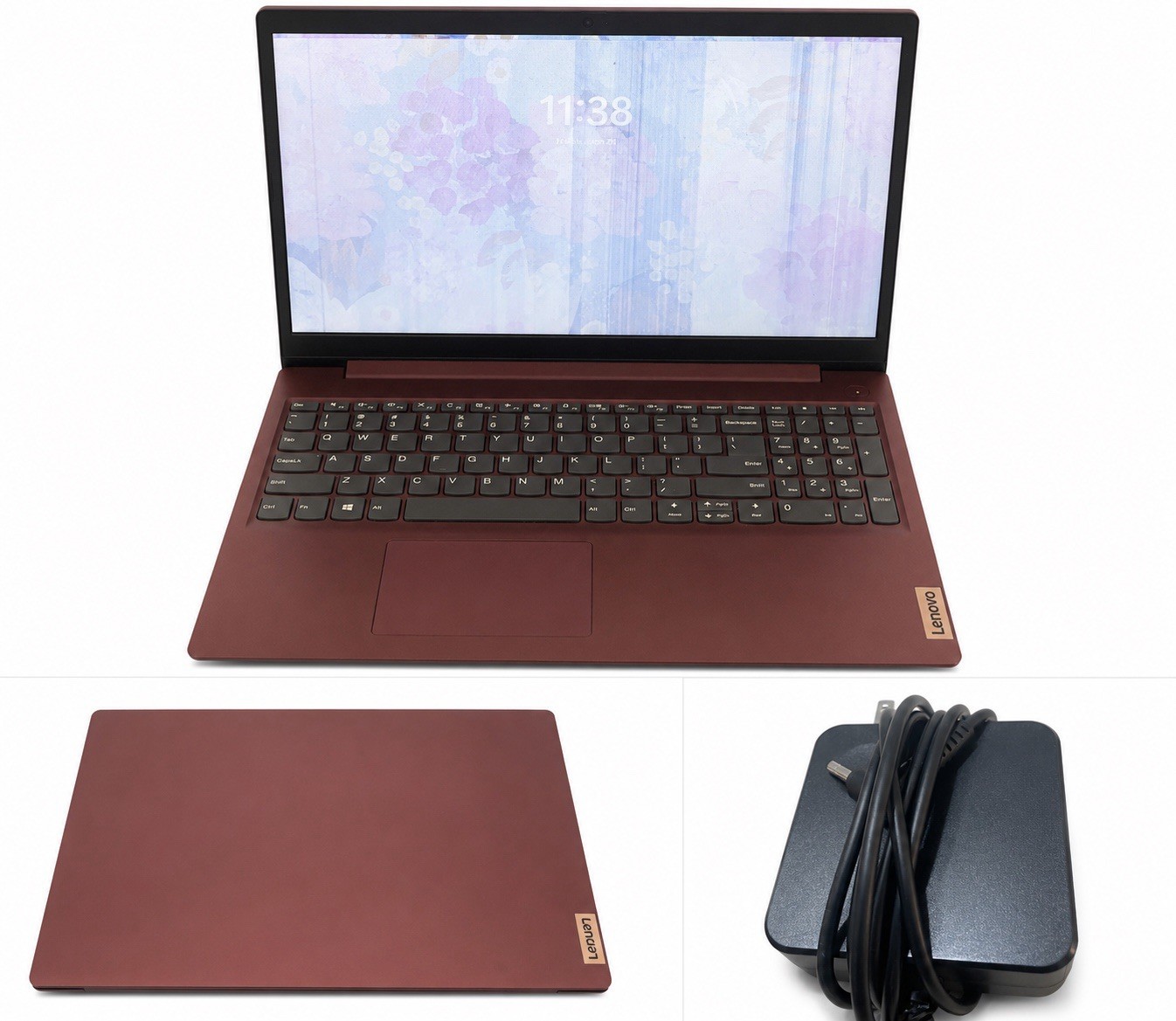 Lenovo IdeaPad 3 15.6 -Cherry Red – Windows OS- Not Working *See Description*
