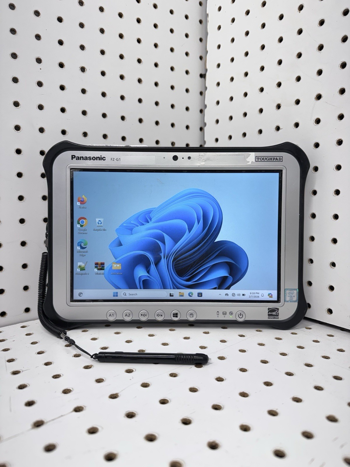 Panasonic Toughpad FZ-G1 MK5 i5 7th 2.60GHz 8G SSD Dual Touch Win10 Pro AC used