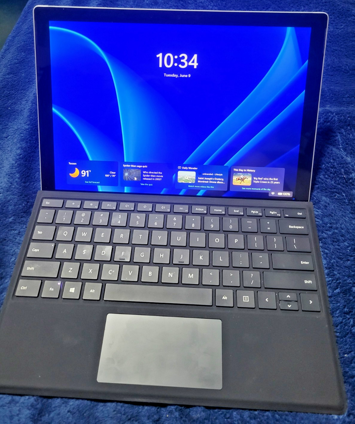 Microsoft Surface Pro 7 Laptop Intel i5-1035G4 8GB RAM 256GB NVMe Win 11 Pro