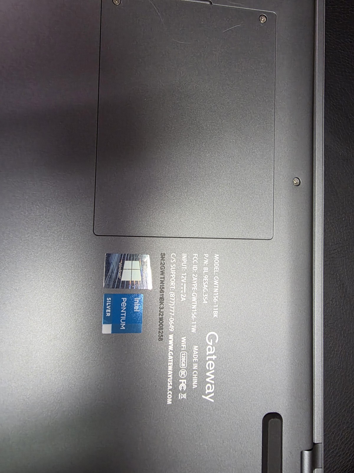 gateway 15.6 ultra slim notebook
