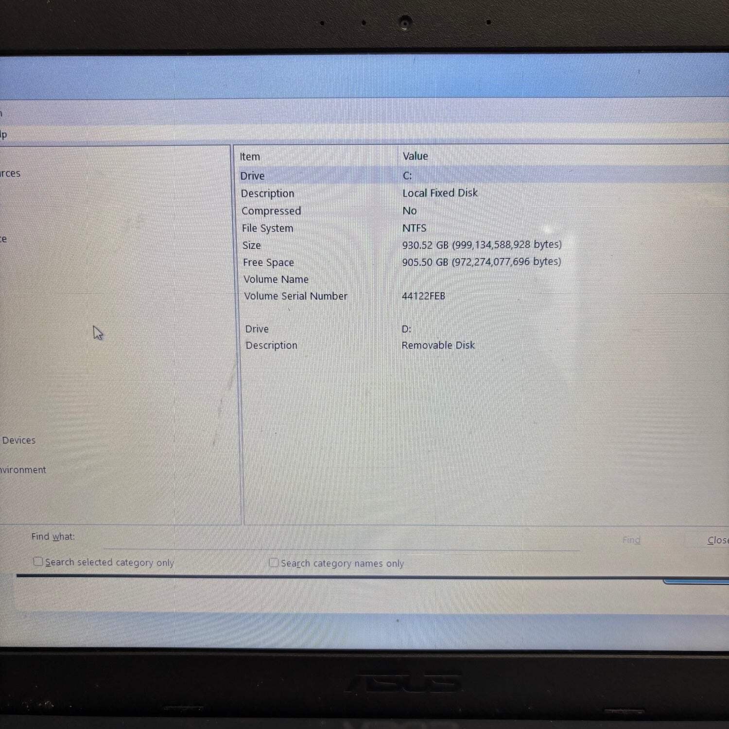 Broken Asus Vivobook 15 X540BA 15.6″ A9-9400 3.0GHz 8GB RAM 1TB HDD Bad Bat