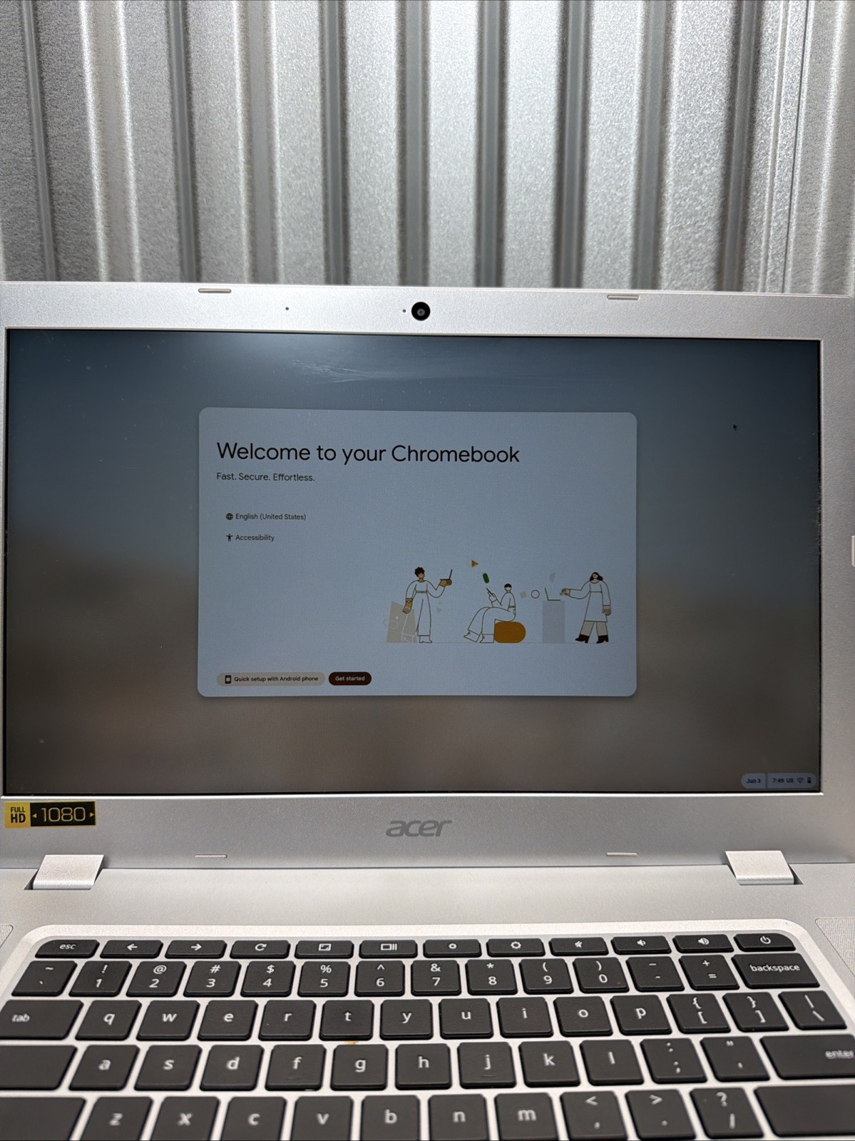 ACER Chromebook 315 15.6″ AMD A6-9220C @ 2.70GHz 4GB RAM 32GB SSD
