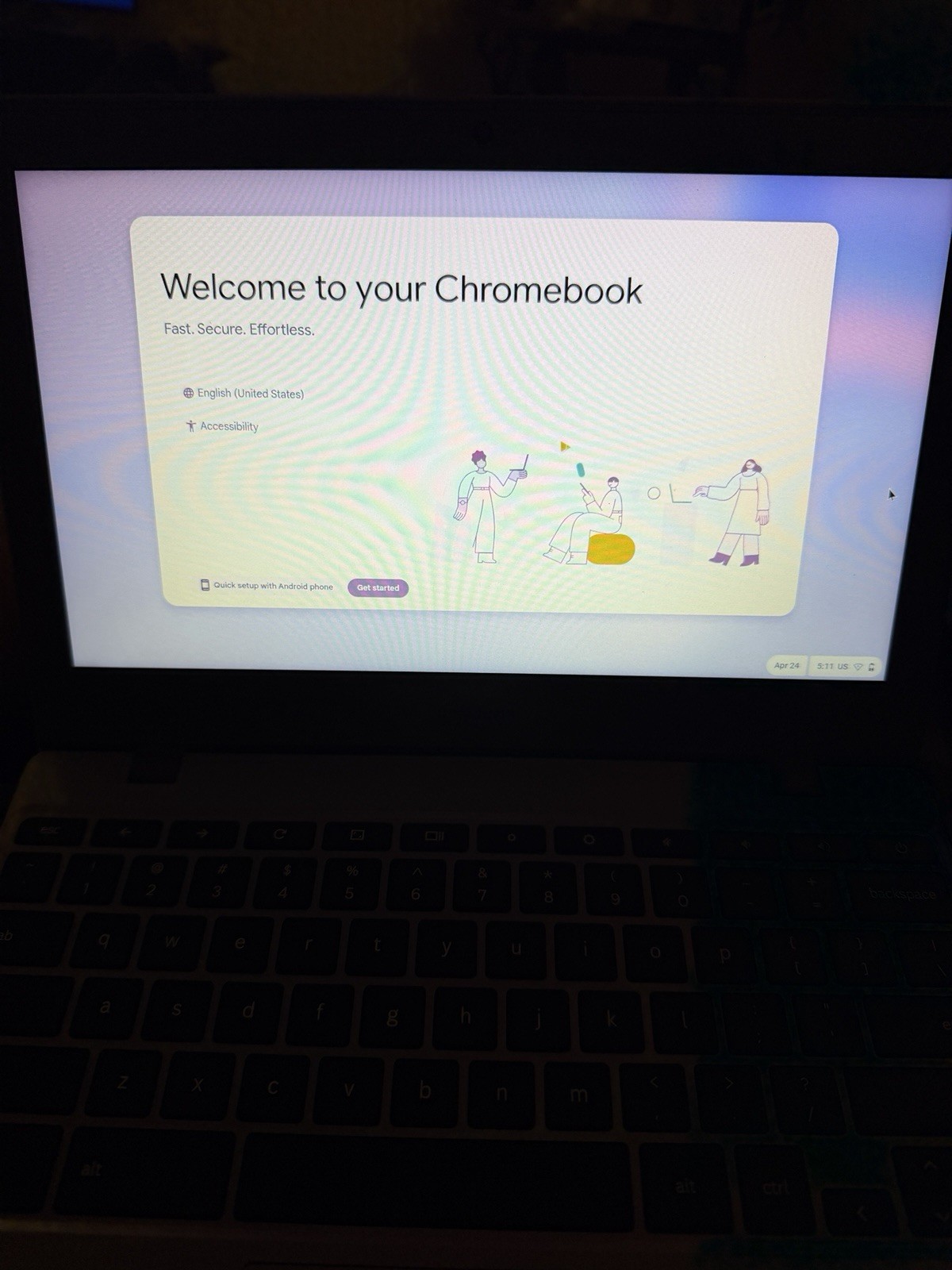 Samsung Chromebook 4 (16GB eMMC, Intel Celeron) Laptop – Gray