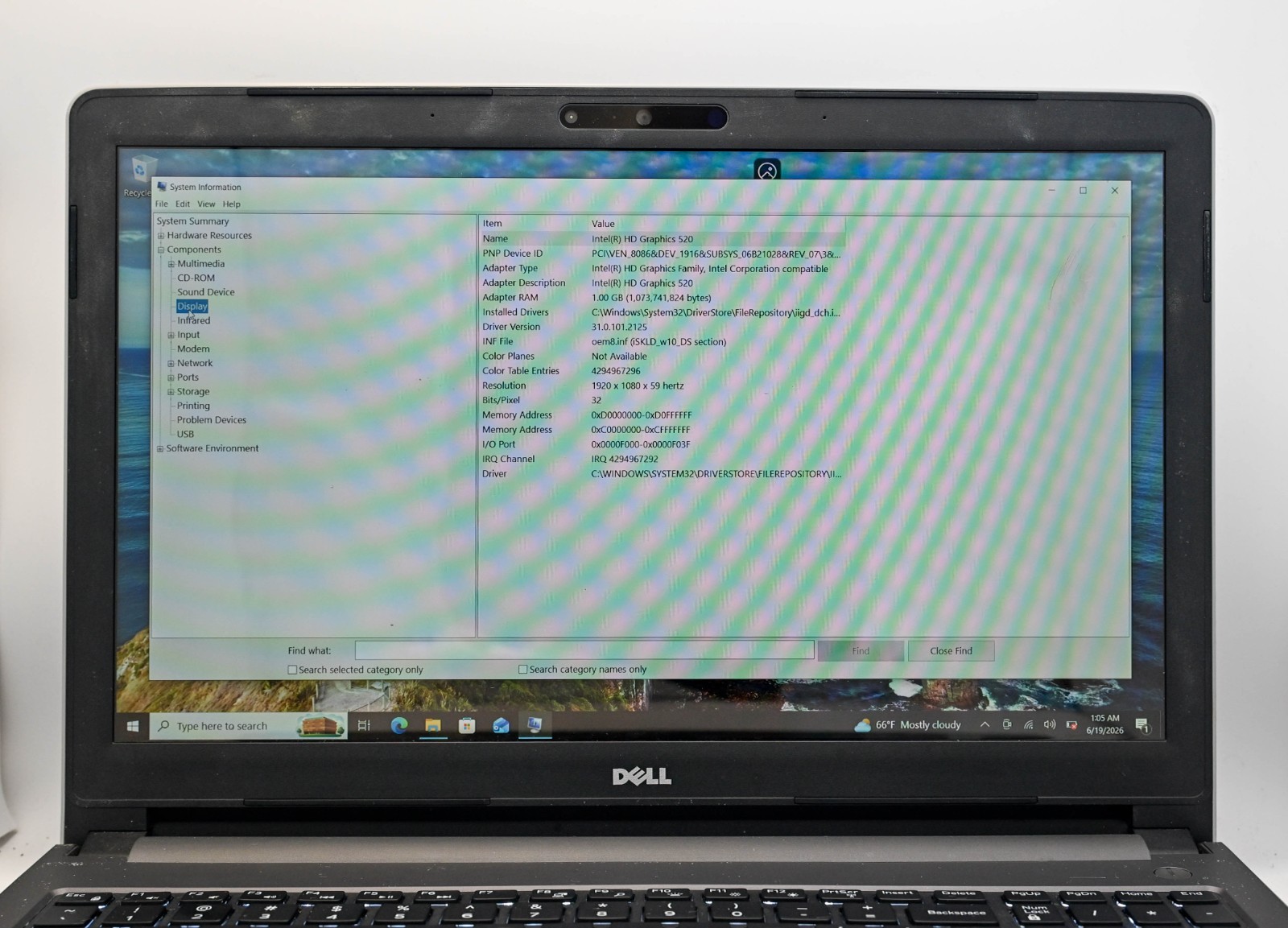 Dell Inspiron 5559 i5-6200u 2.3GHz 8GB RAM 256GB SSD