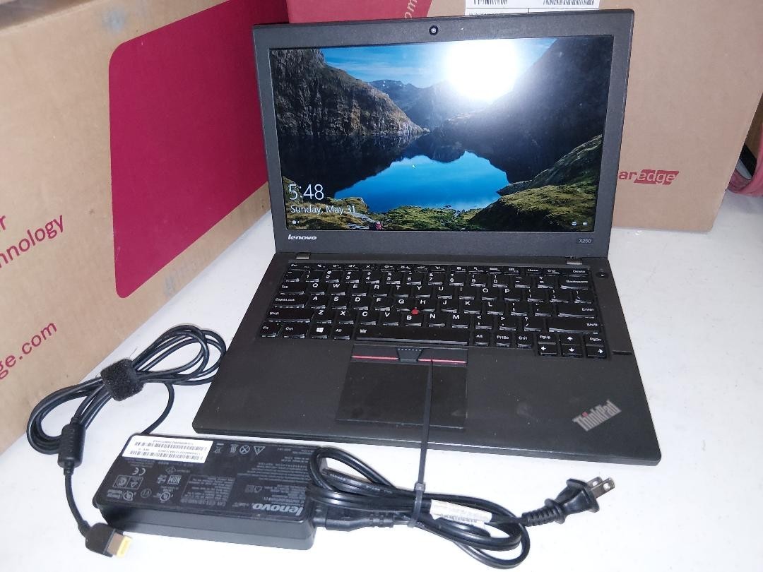IBM LAPTOP COMPUTER LENOVO X250 USED WORKING READ DESCRIPTION