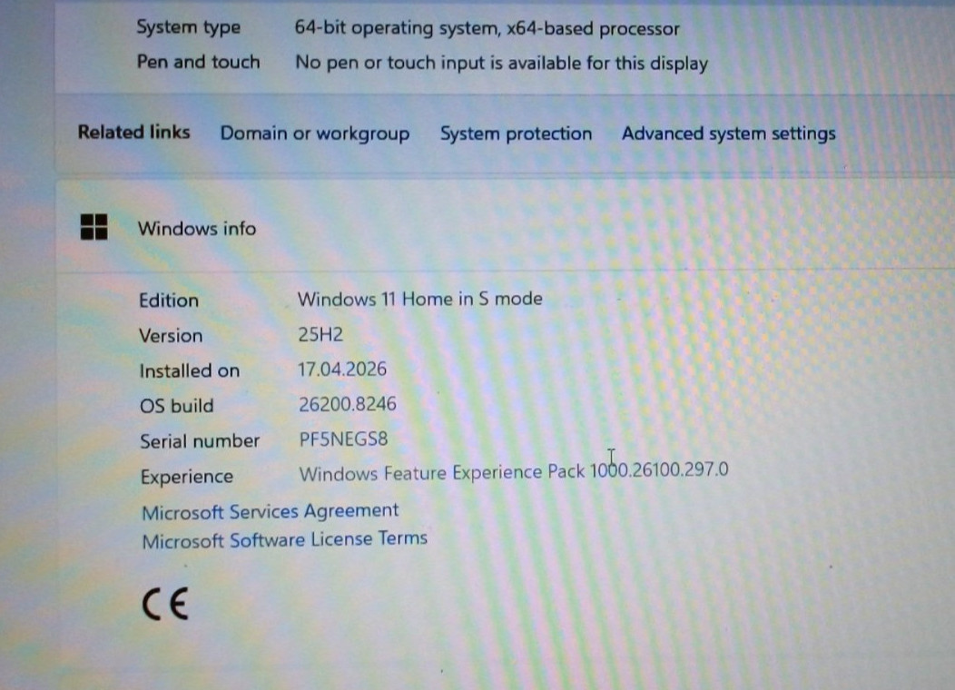 Lenovo IdeaPad Slim 3 15IAN8 15.6” i3-N305 1.80GHz 8GB RAMS 128GB HDD – Grey