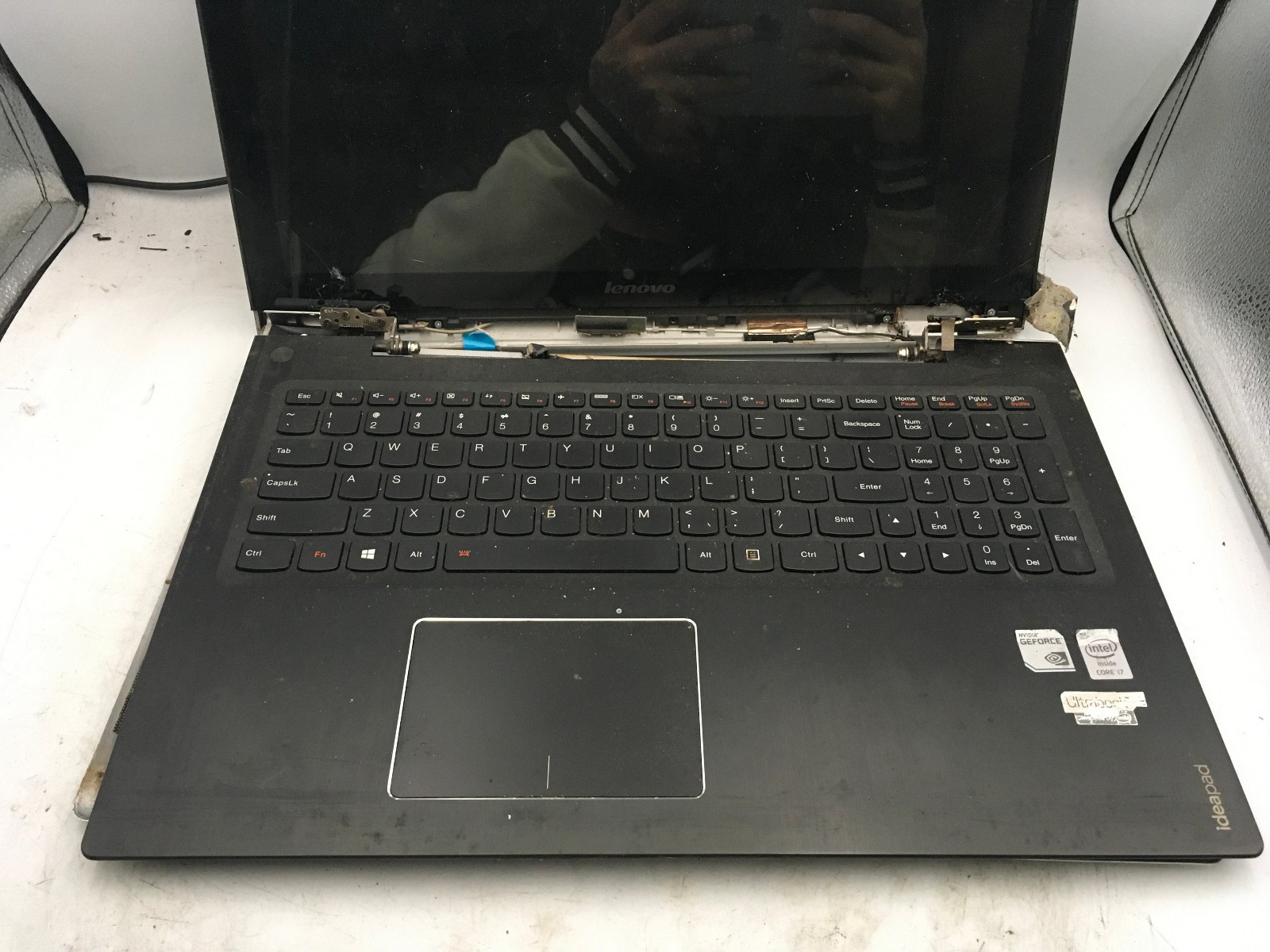 LENOVO IDEAPAD U530 TOUCH – FOR PARTS/REPAIR – INTEL i7-4500U – NO RAM -READ- BB