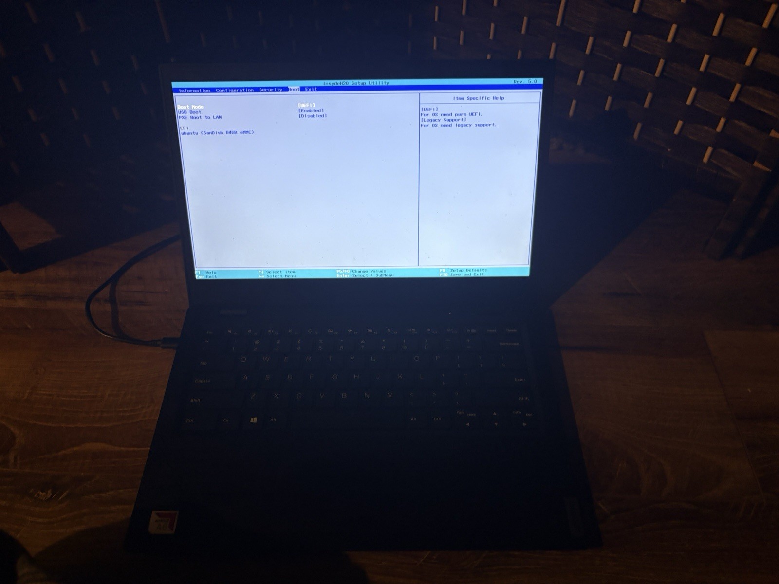 Lenovo 14w 14″ Notebook AMD A6-9220C 4GB RAM 64GB eMMC windows 10 Black