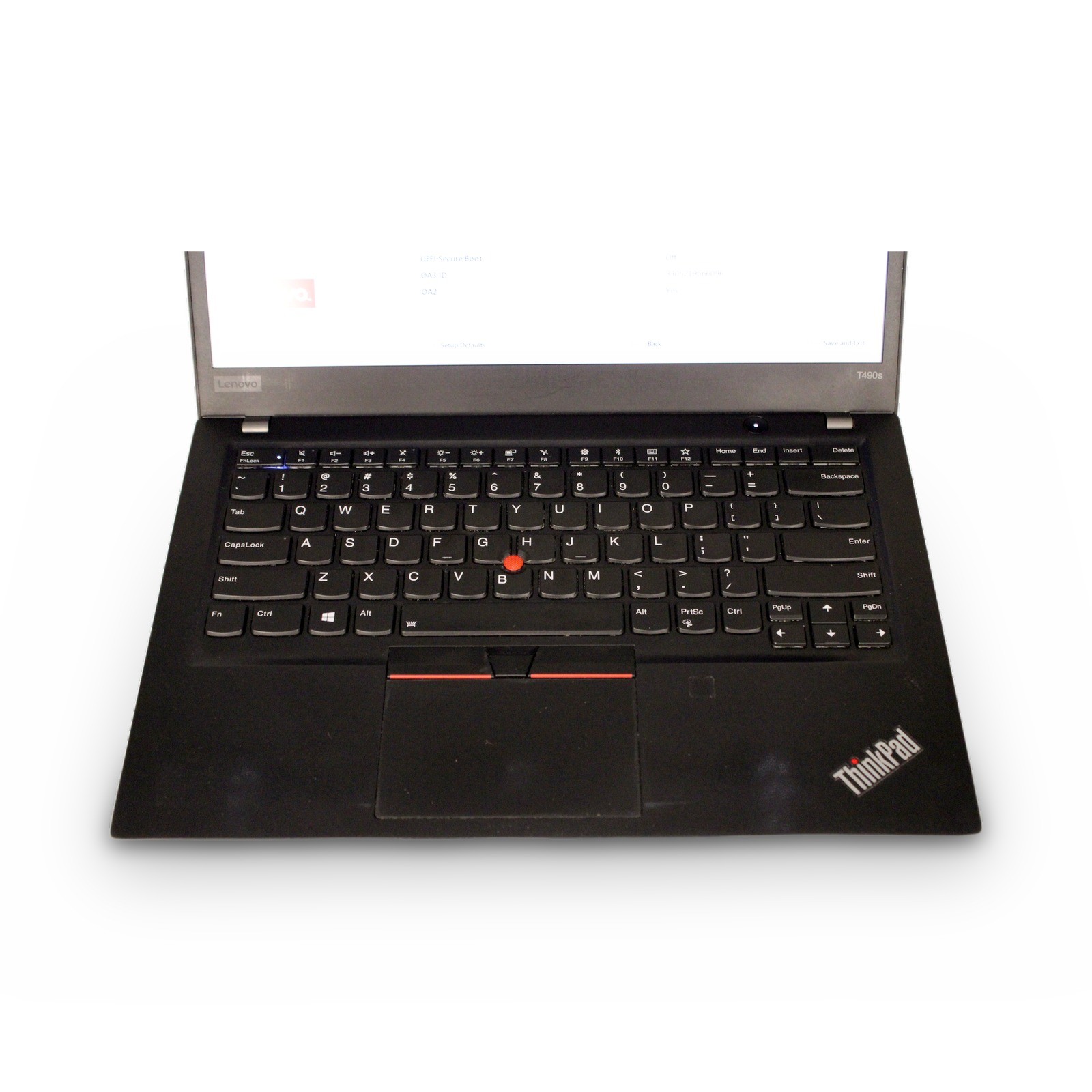 Lenovo ThinkPad T490S 14in i5-8265U 8GB No Drive, OS, Power Cord Grade B
