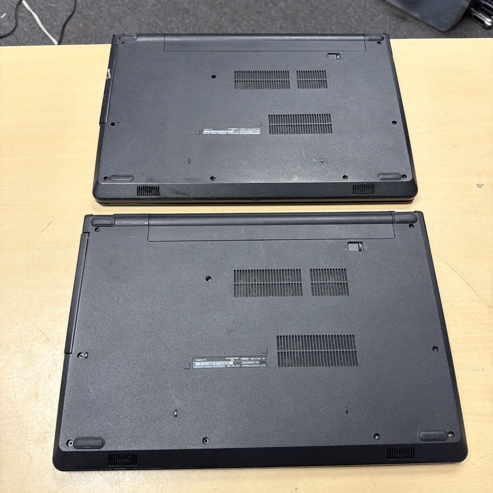 Lot of 2 DELL INSPIRON 15-3567 Laptop INTEL i5-7200U 4GB RAM NO SSD