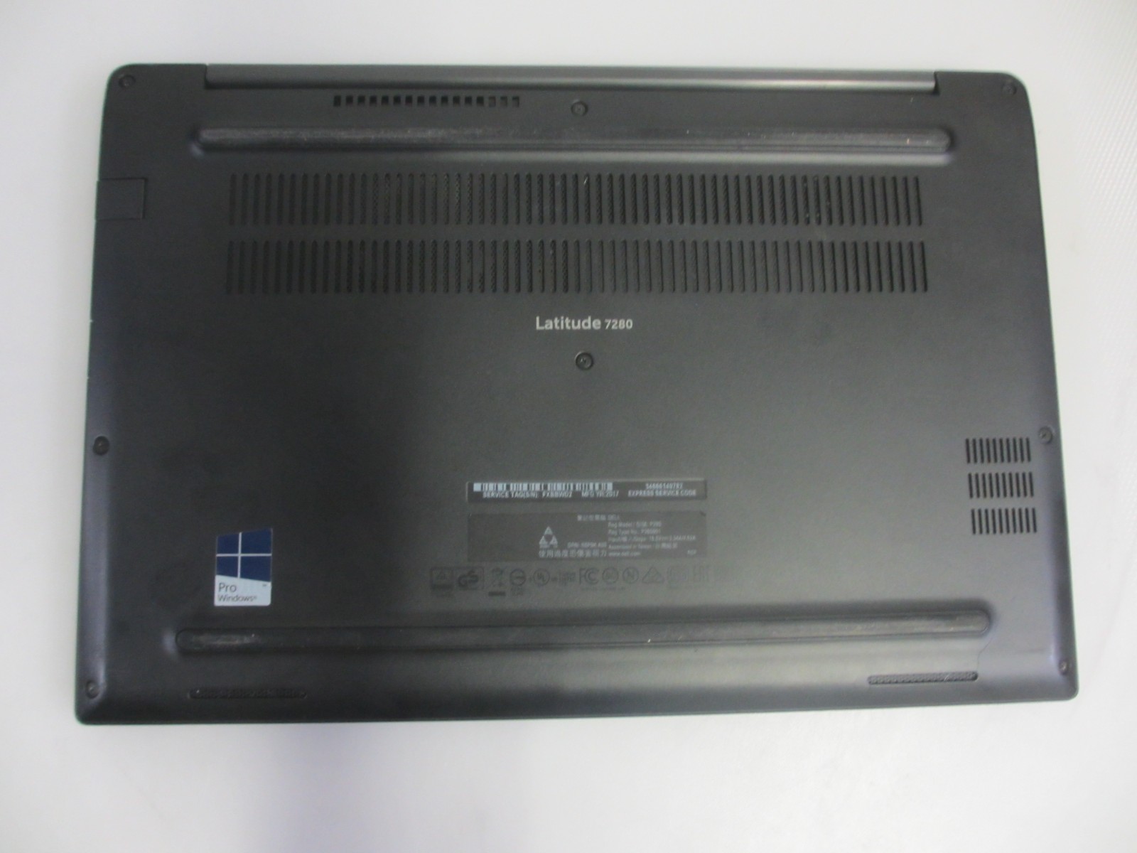 Dell Latitude 7280 i5-7300U 2.60GHz 8GB Laptop NO OS/ HDD/ BTRY/AC