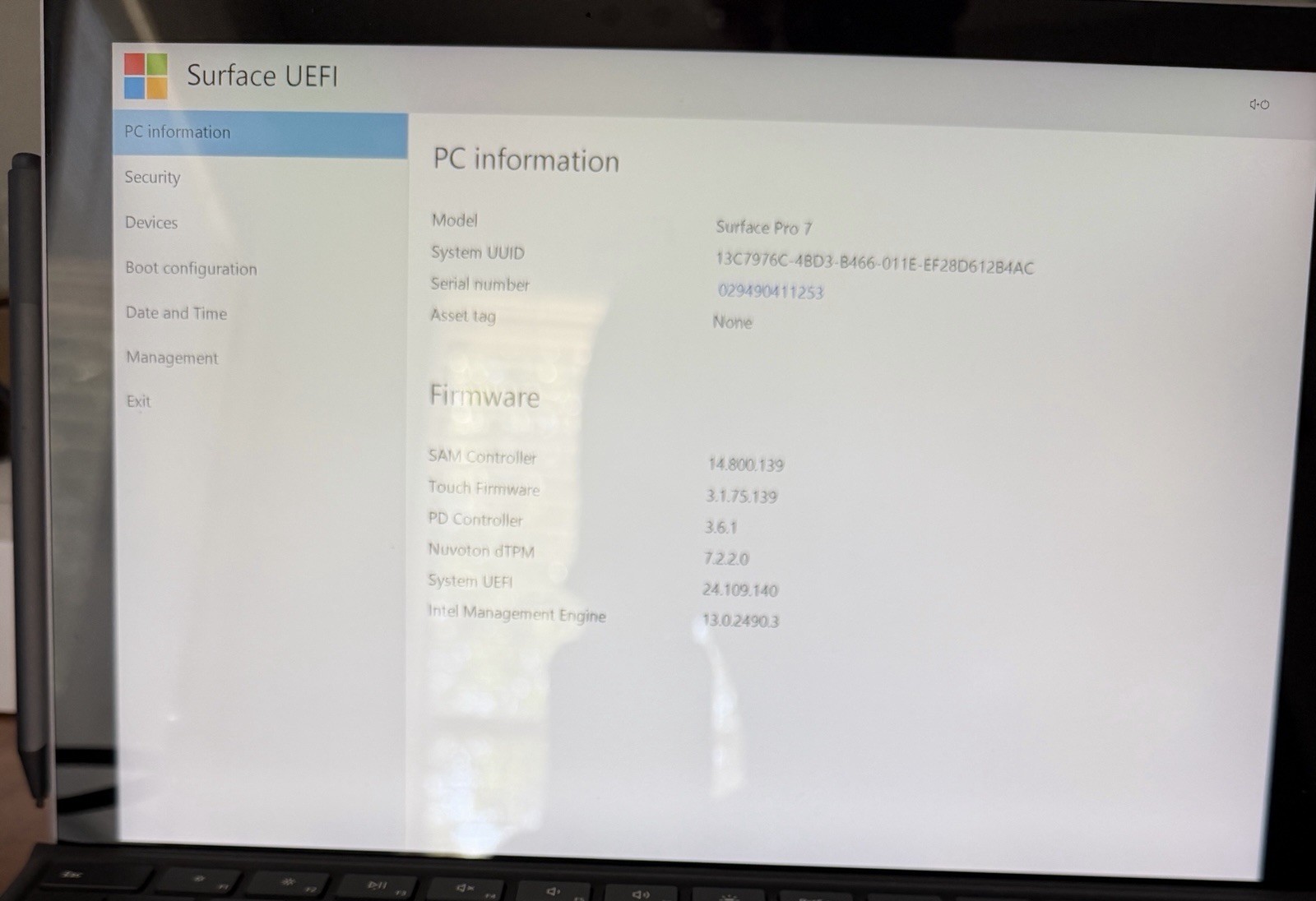 MICROSOFT SURFACE PRO 7 Tablet i7-+ 16 GB + 256 GB Discount