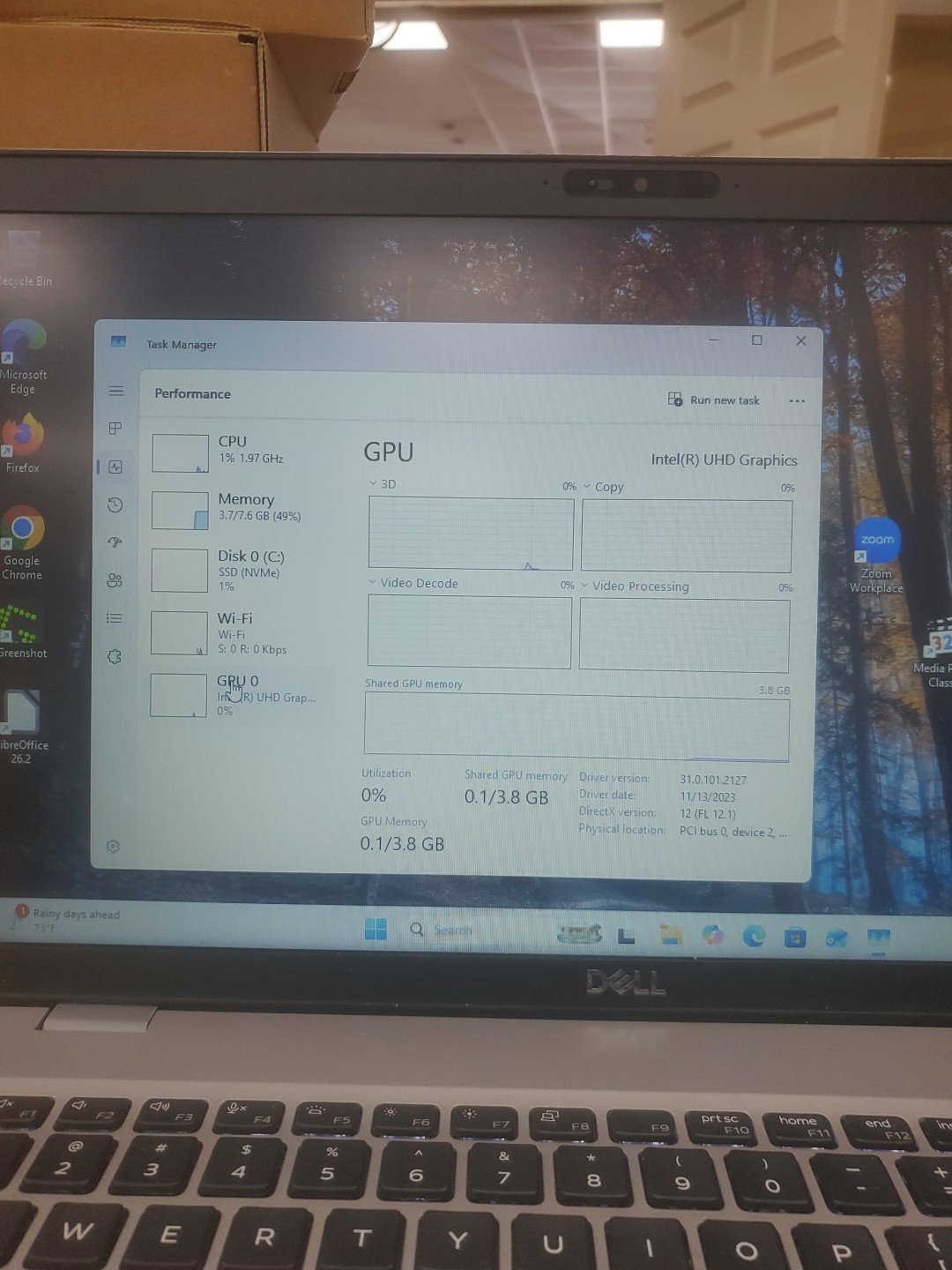 Dell Precision 3550 Laptop – i5-10310U 8GB 256GB SSD 15.6″ 051426-7