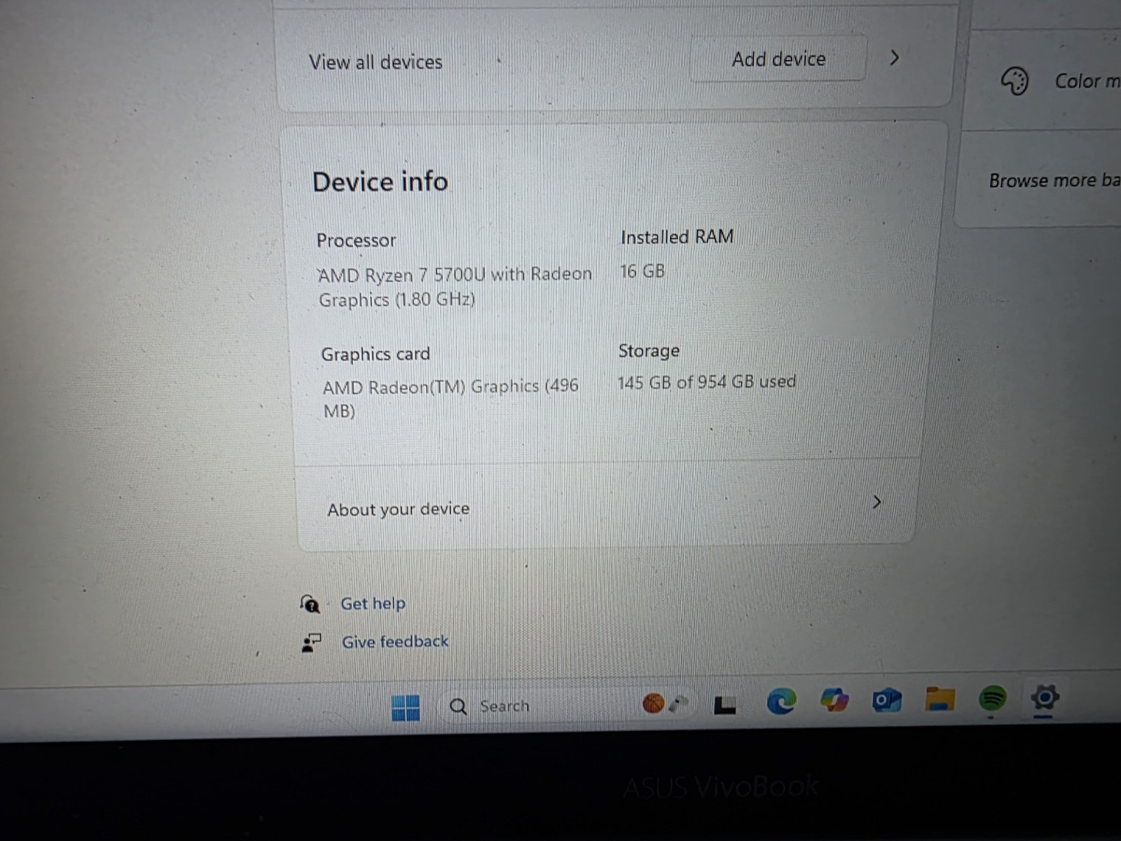 ASUS Vivobook 17 X712J 17.3″ HD+ LCD Display N73FGA-E34 REV.C4