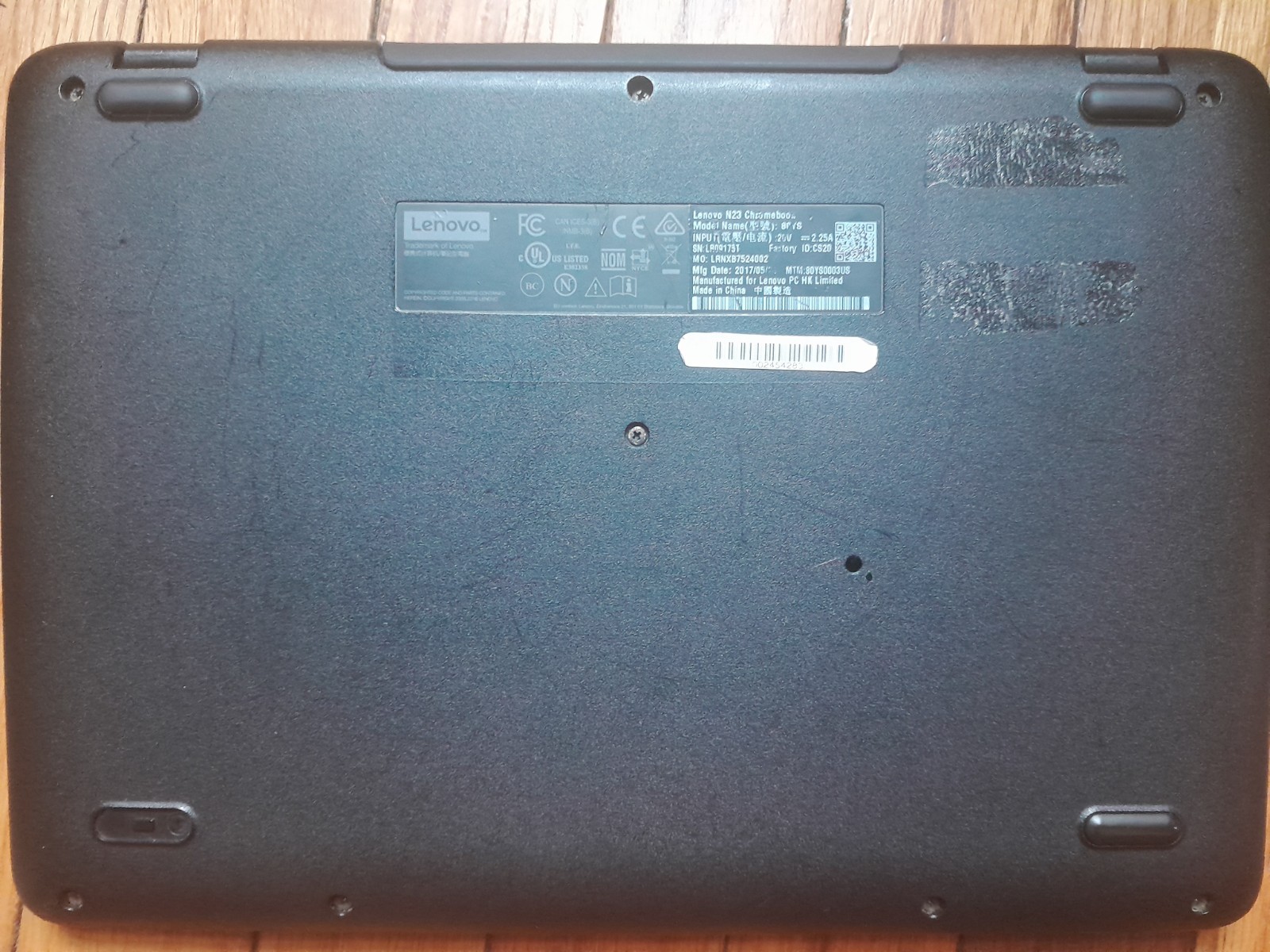 Lenovo Chromebook 100e 2nd Gen 81ma 11.6″ 4GB 32GB, Black – Used (with charger)