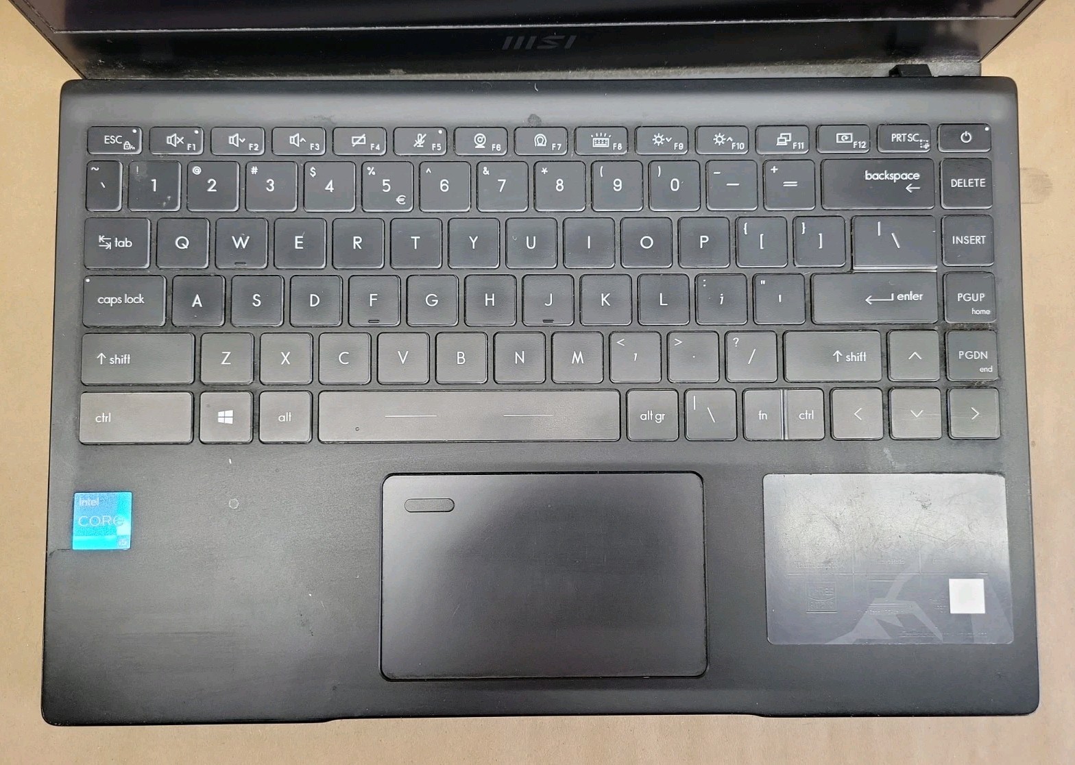 MSI Summit B14, Intel Core i5-1135G7 @ 2.4GHz, 8GB RAM, NO SSD, NO OS *READ*
