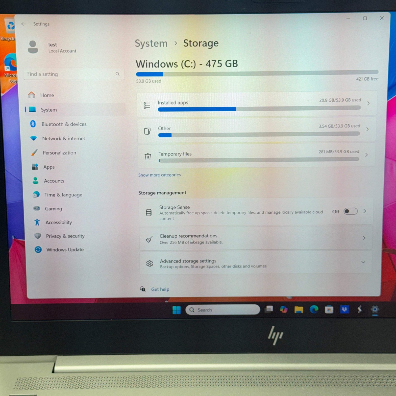 HP EliteBook 850 G6 15-inch i5 vPro 8th Gen 8GB Silver