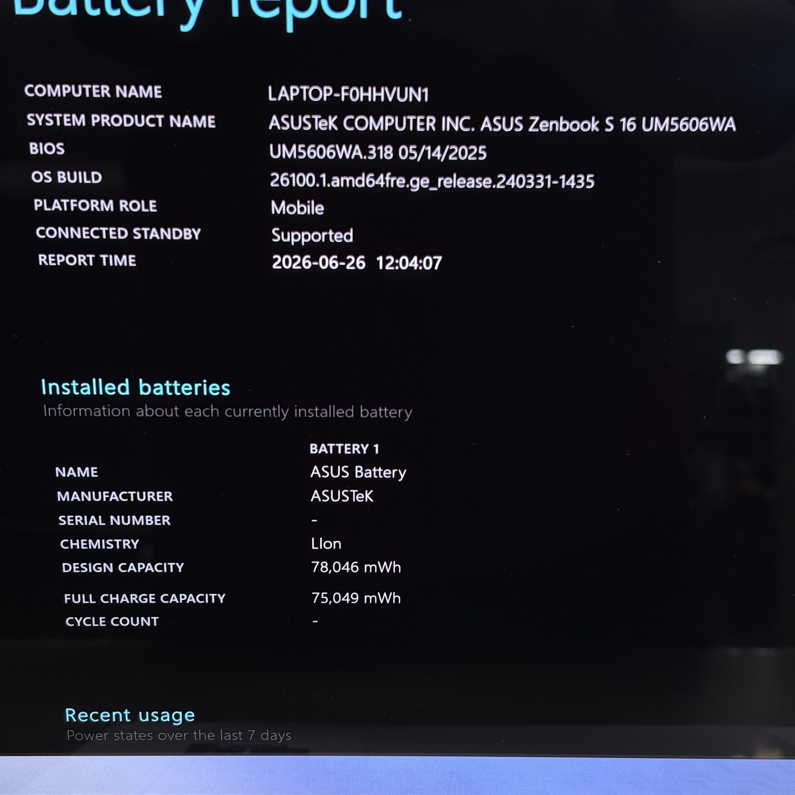 ASUS Zenbook S 16 UM5606WA AMD Ryzen AI 9 365 2.00GHz 24GB RAM 1TB SSD 16″