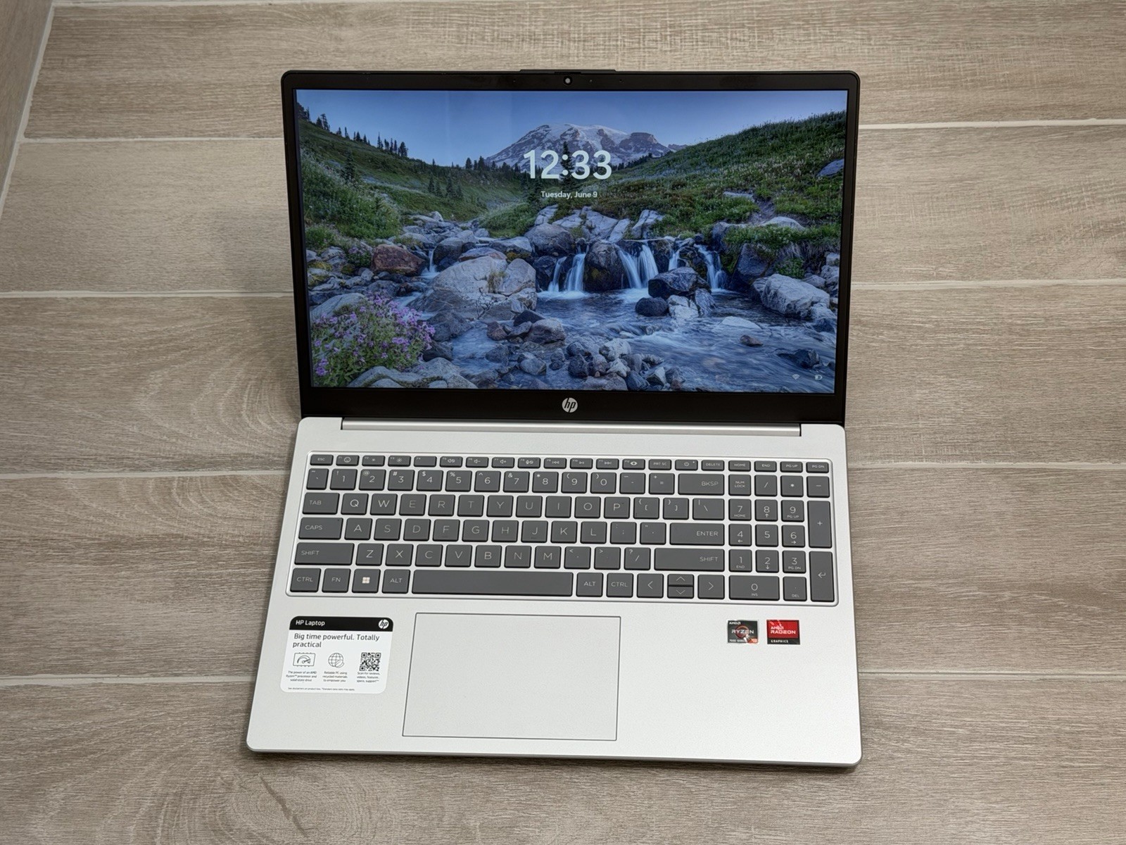 HP Laptop 15-FC0353NR 15.6″ Touch Laptop Ryzen 3 7320U 8GB RAM 256GB NVMe Win-11