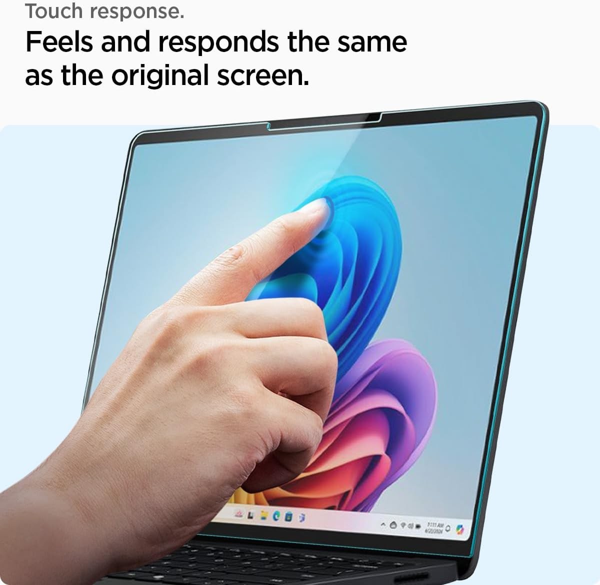 Screen Protector for Surface Laptop 13.8 inch – Tempered Glass, 9H Hardness