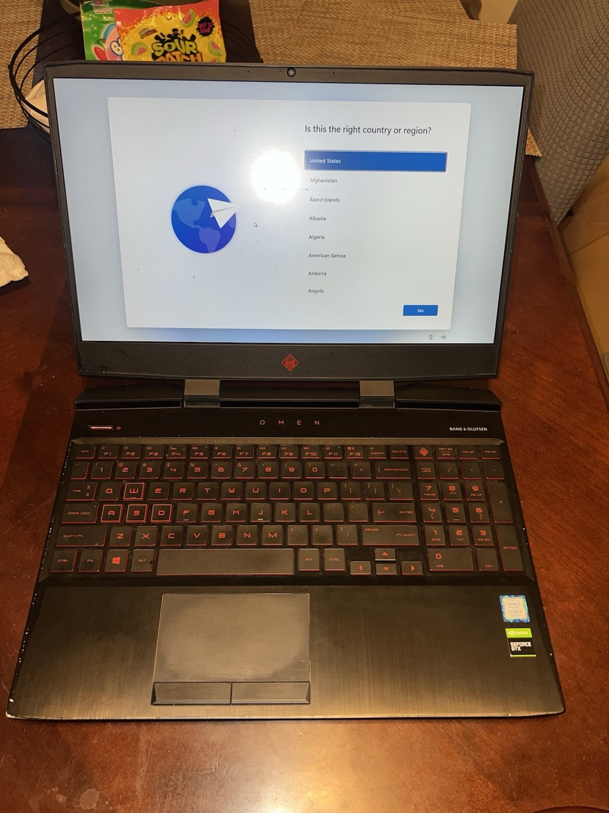 OMEN by HP Gaming Laptop 15.6” Bang & Olufsen. Intel Core i5 9th Gen. GTX 1650
