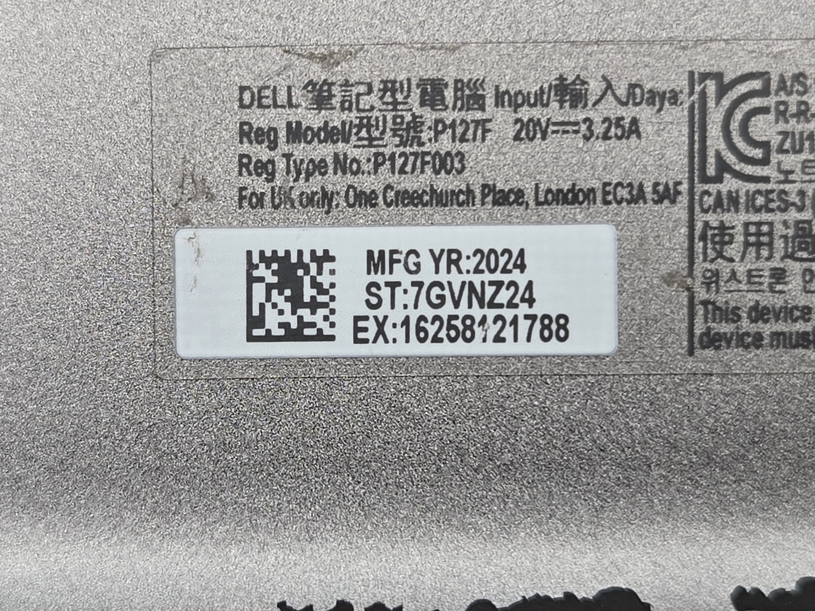 Dell Latitude 5550 15.6 Core Ultra 5 125U 16GB 512GB SSD W11 Grade D
