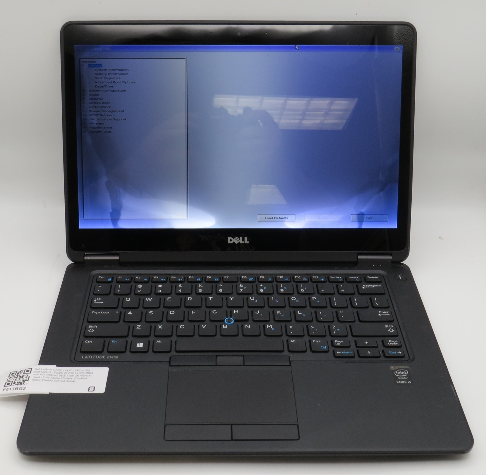Dell Latitude E7450 | i5-5300U @ 2.3GHz | 4GB DDR3 | 256GB m2 SATA | HD 5500 | 1