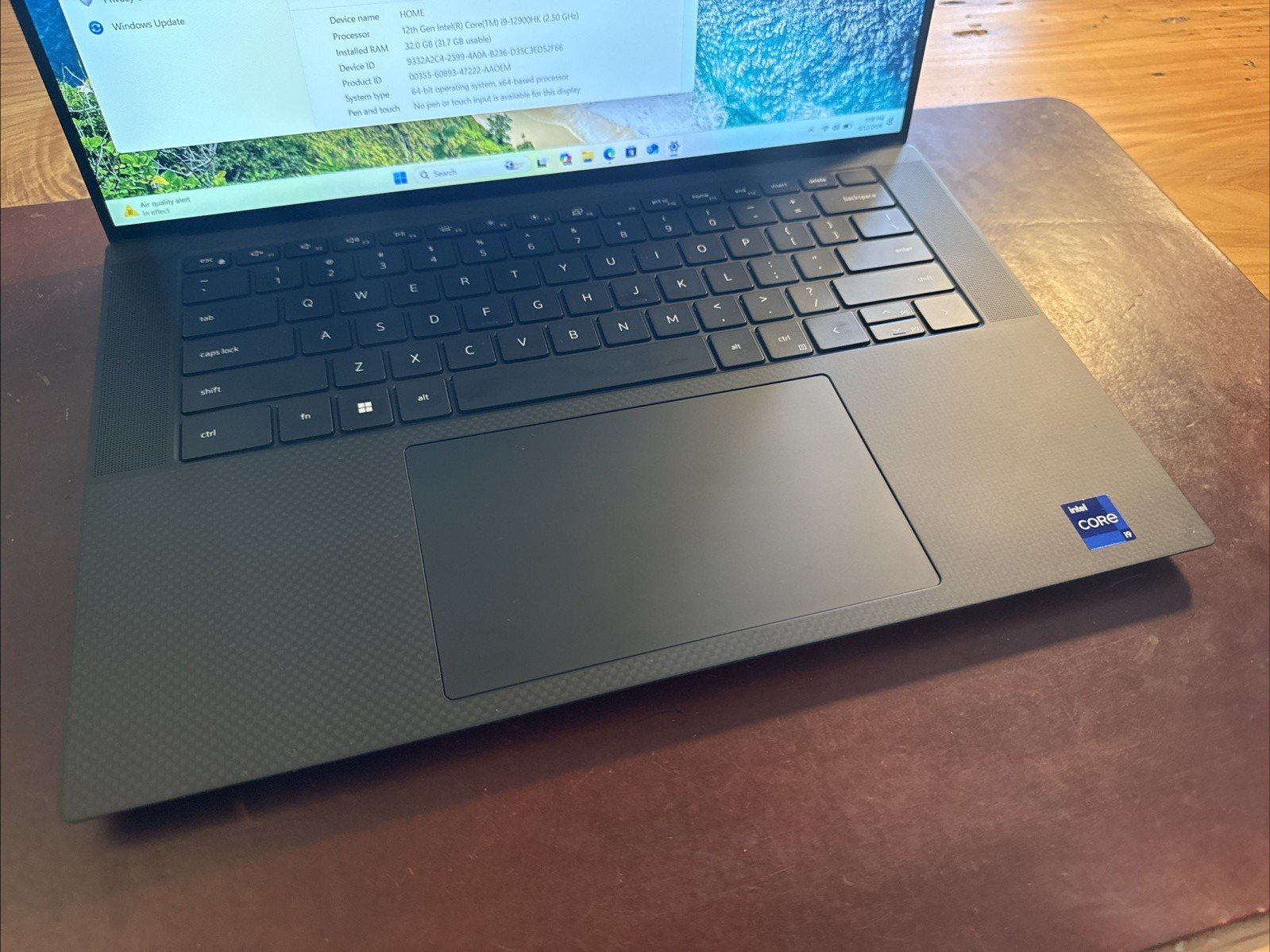 Dell XPS 15 9520 15.6in FHD+ i9-12900HK – 32GB RAM 51GB SSD Nvidia RTX 3050 Ti