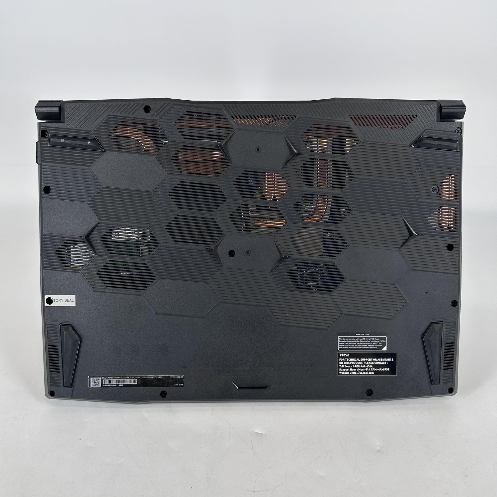 MSI Katana GF66 15.6 FHD 144Hz 2.7 GHz i7-12650H 16GB 1TB SSD RTX 3070 Ti Good