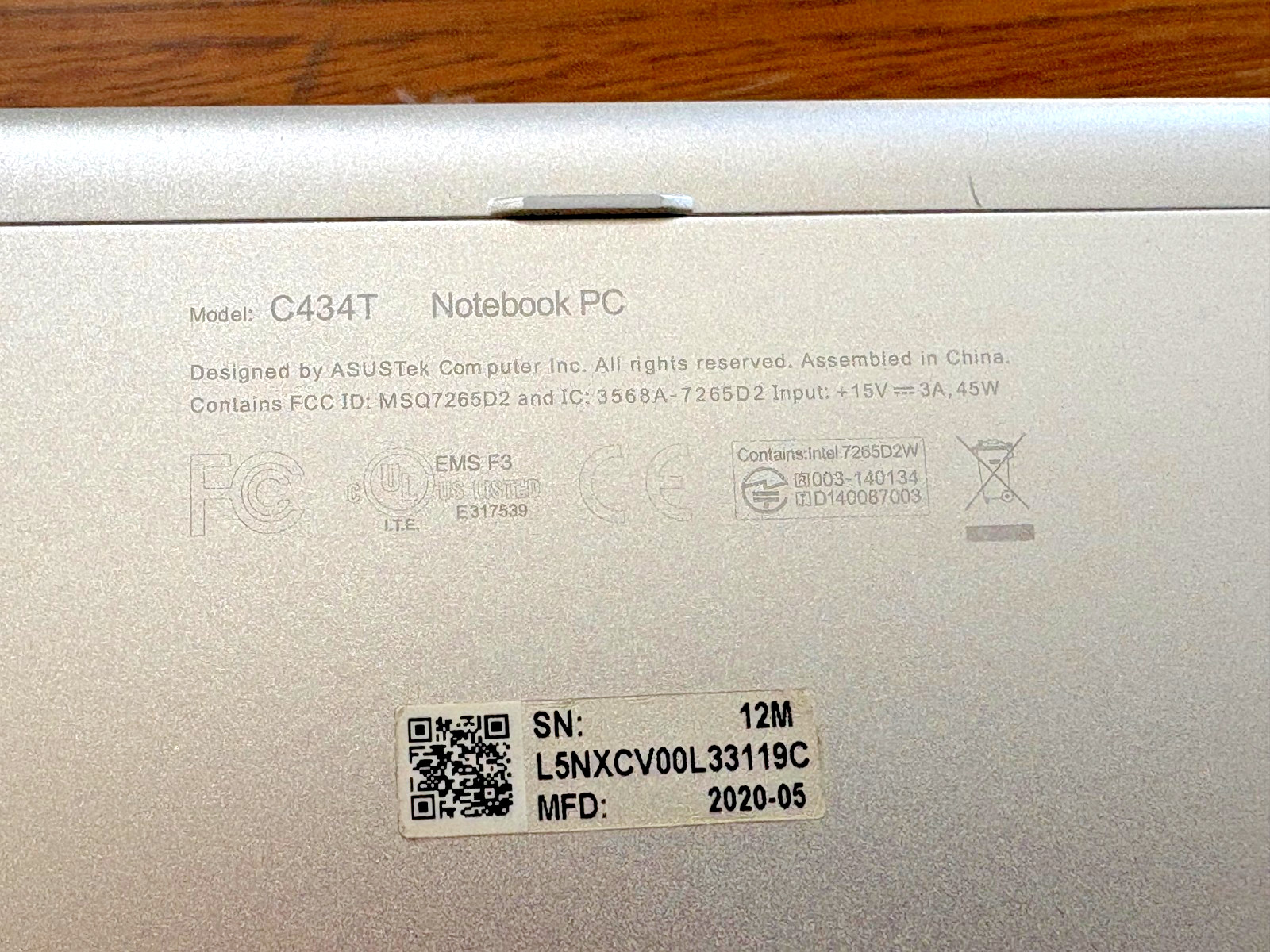 LOT 6X ASUS Chromebook C434T A-DSM4T 14″ Touchscreen 2in1. Core m3 “PARTS ONLY”