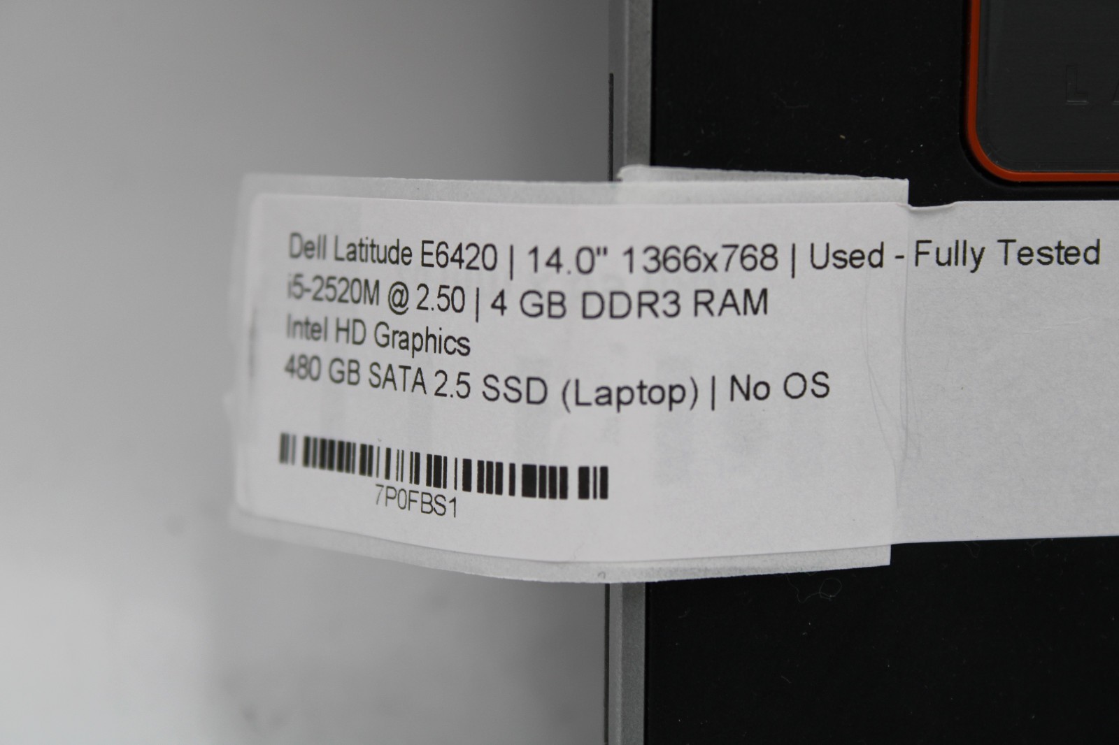 Dell Latitude E6420 _ i5-2520M _ 4GB RAM _ 480GB SSD _ No OS / Batt