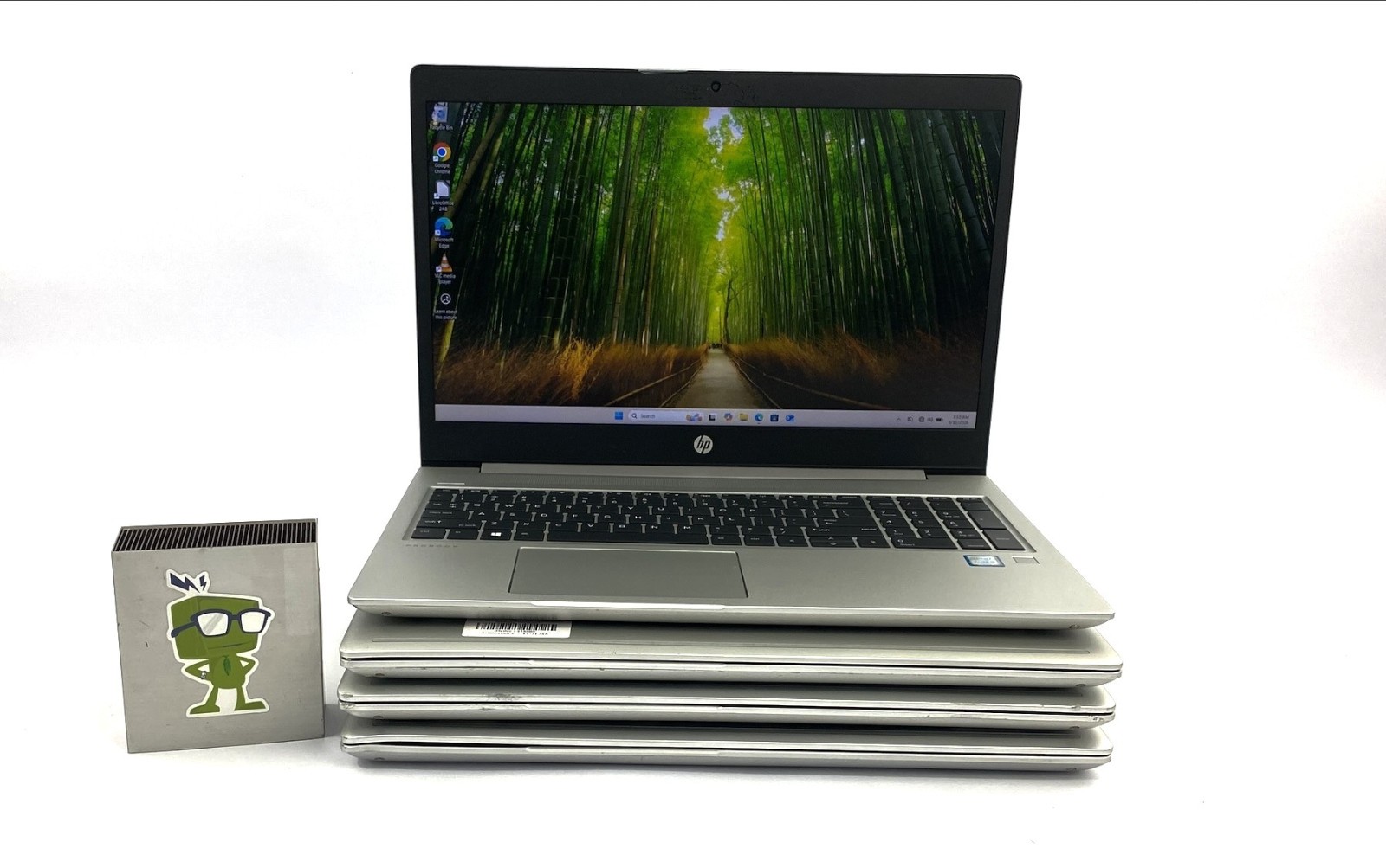 Lot of 4 Mixe HP ProBook 450 G6 i5 8th, 455 G7 Ryzen 7 Pro Win 11 Pro Grade-C.