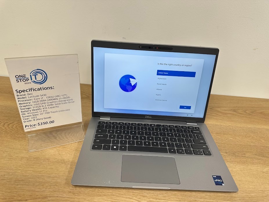Dell Latitude 5430, Core i7 1265U, 16GB DDR4, Intel UHD Graphics, 512GB SSD 2022