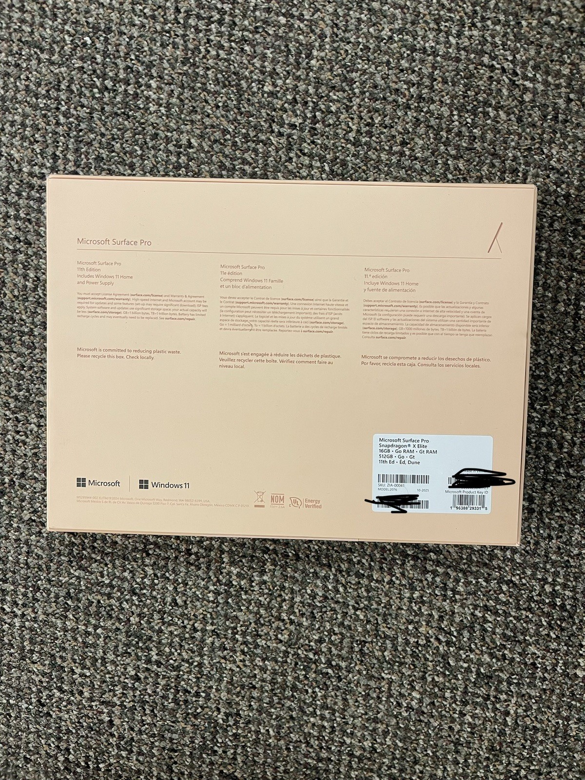 Microsoft Surface Pro Copilot+ PC Touchscreen 13 OLED Snapdragon X Elite Proces
