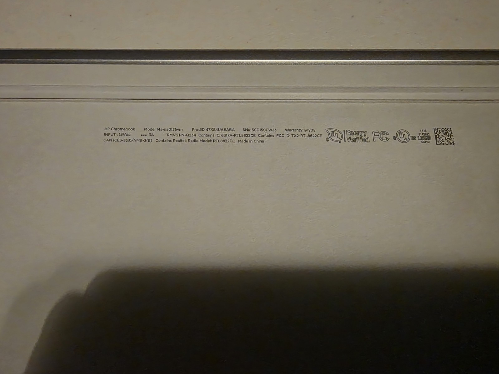 HP 14a-na0031wm 14 inch (64GB) Chromebook
