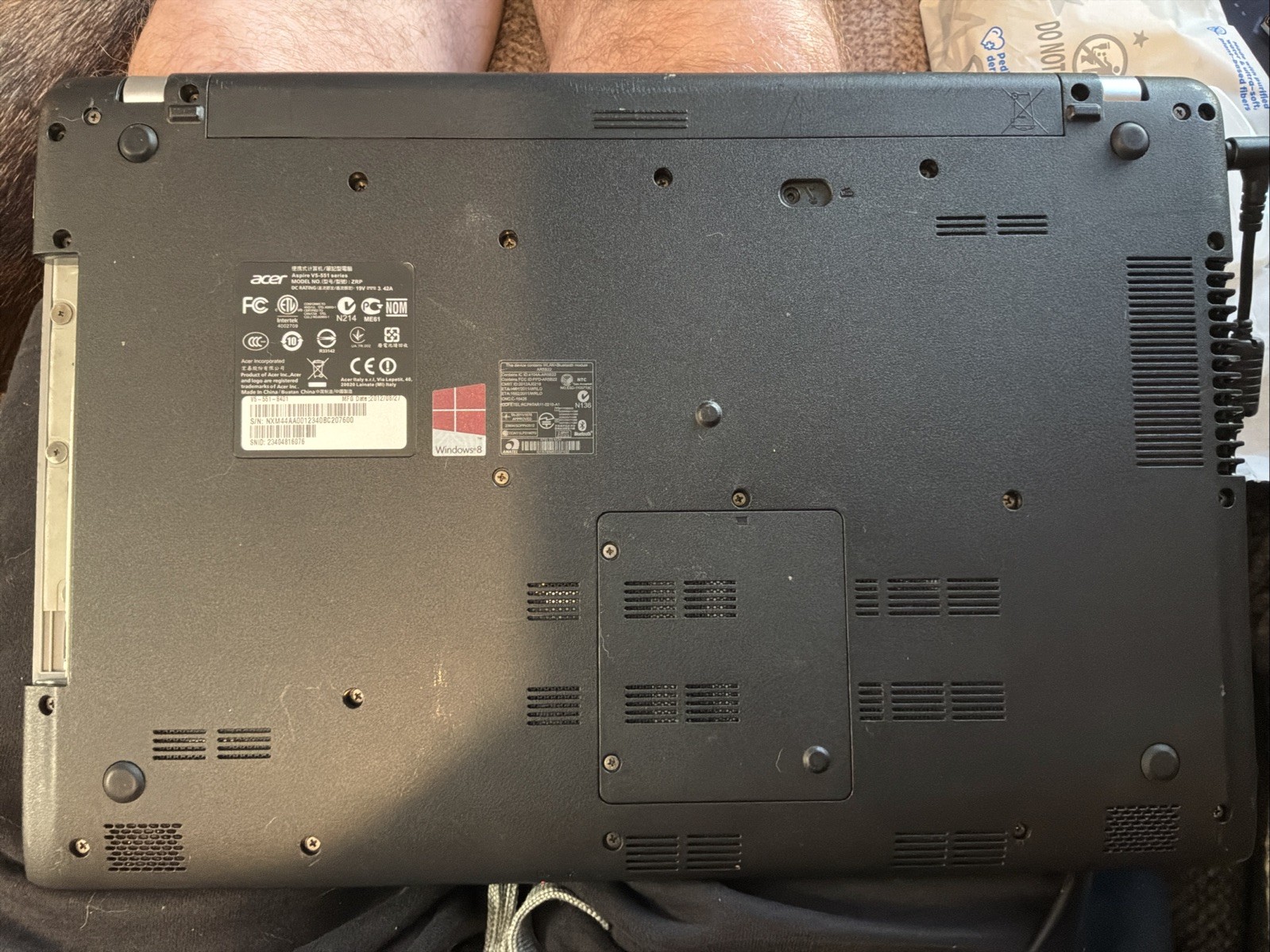 Acer Aspire V5-551-8401 15.6″ AMD A8 CPU Processor HDMI VGA Windows 8 WORKS!