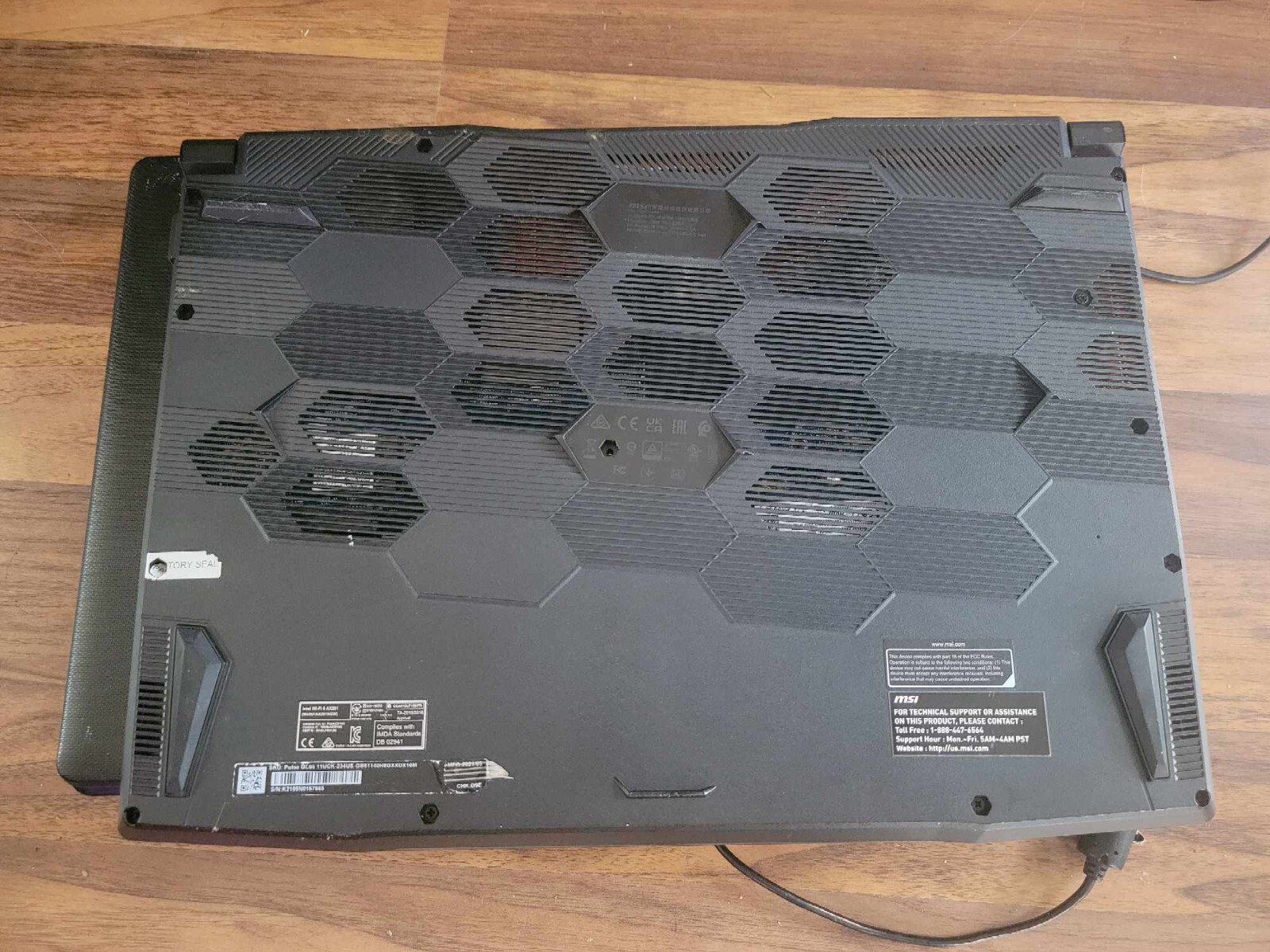 msi pulse gl66 Intel i5 invidia gforce rtx in used condition