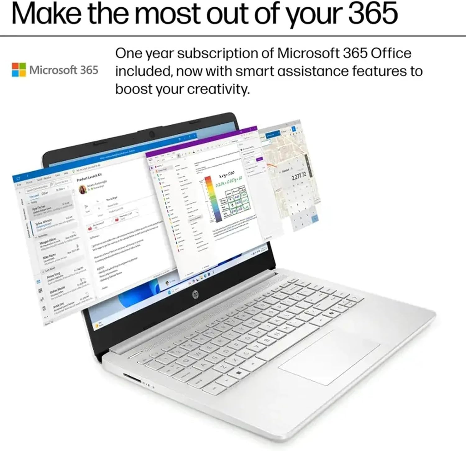 HP 14″ HD Laptop for Student , Intel Processor N150, 16GB RAM, 128GB UFS, Silver