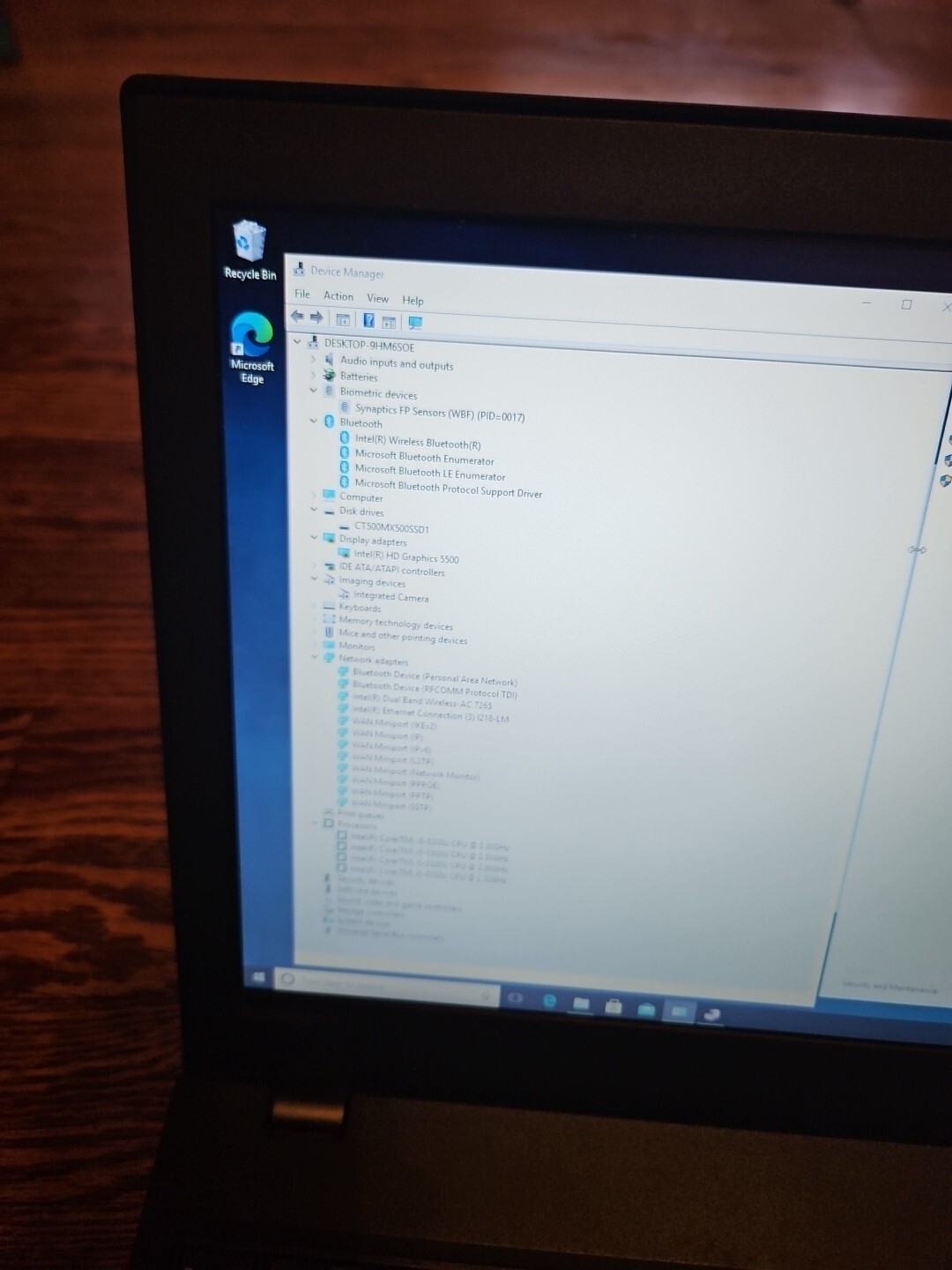 Lenovo Thinkpad T550 Laptop i5/16 GB/500GB SSD/1080P/Win 10 Pro. Ready to Use