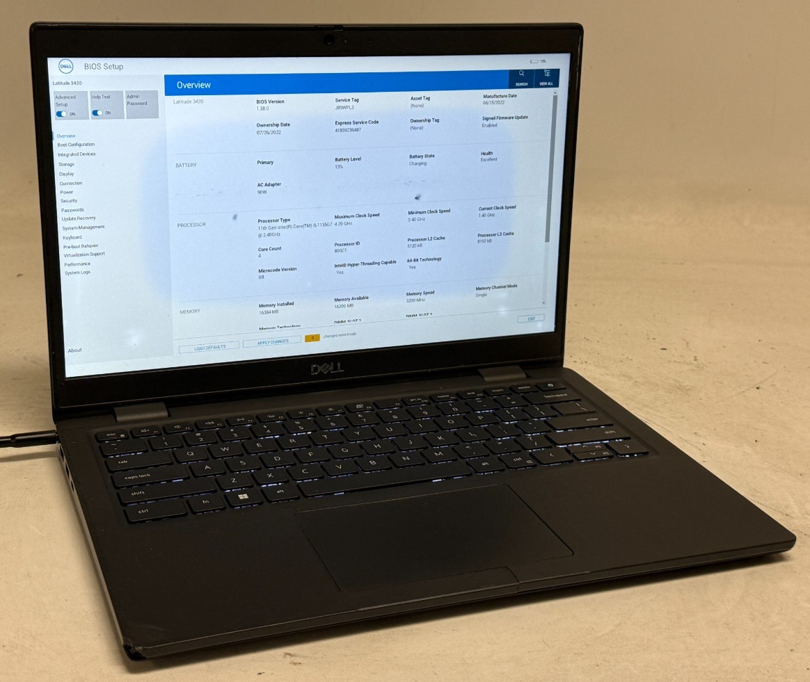 Dell Latitude 3420 14″ (i5-1135G7 2.40GHz – 16GB RAM – 256GB SSD – Win11Home)