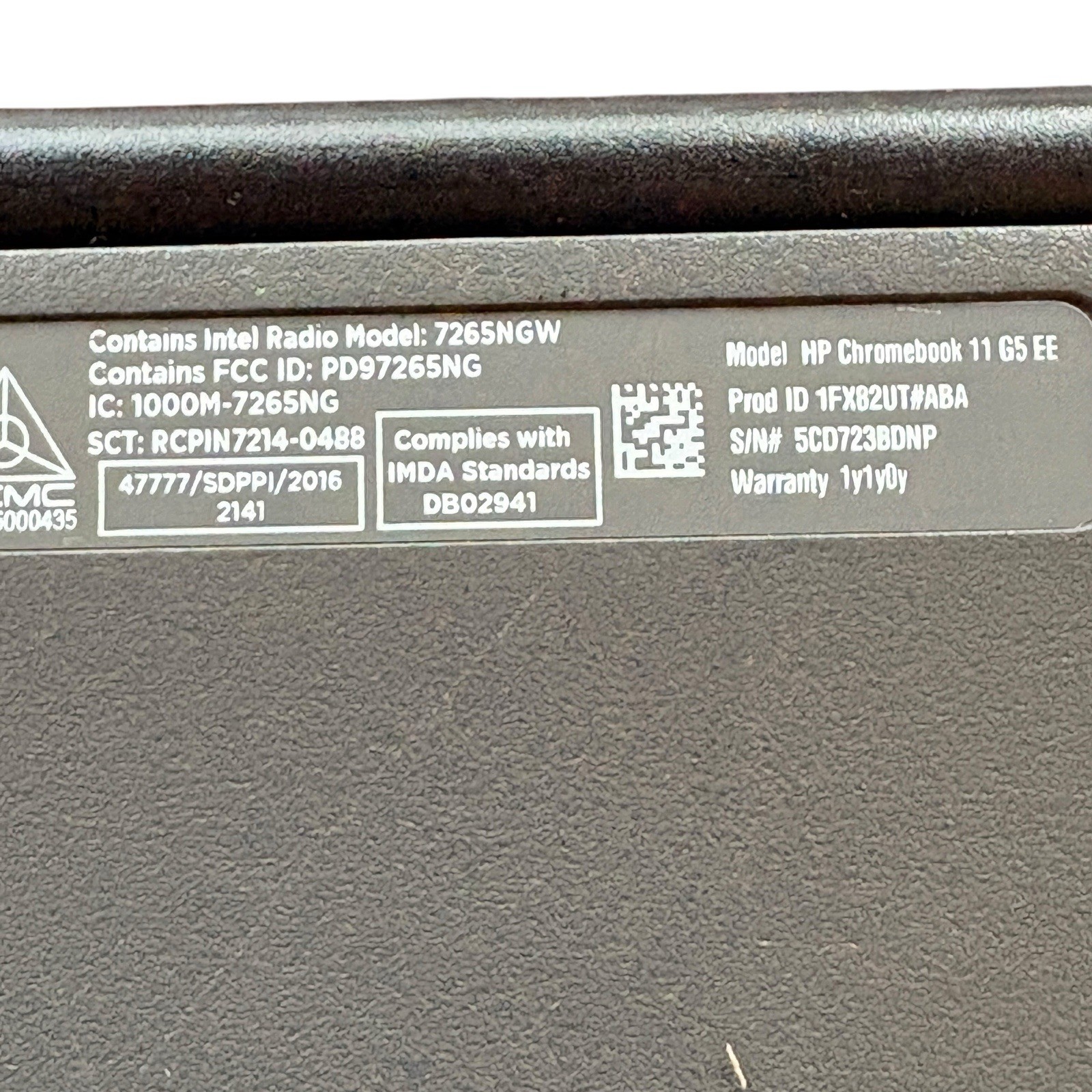 HP Chromebook 11 G5 EE Managed By Administrator Parts Repair Tested Works