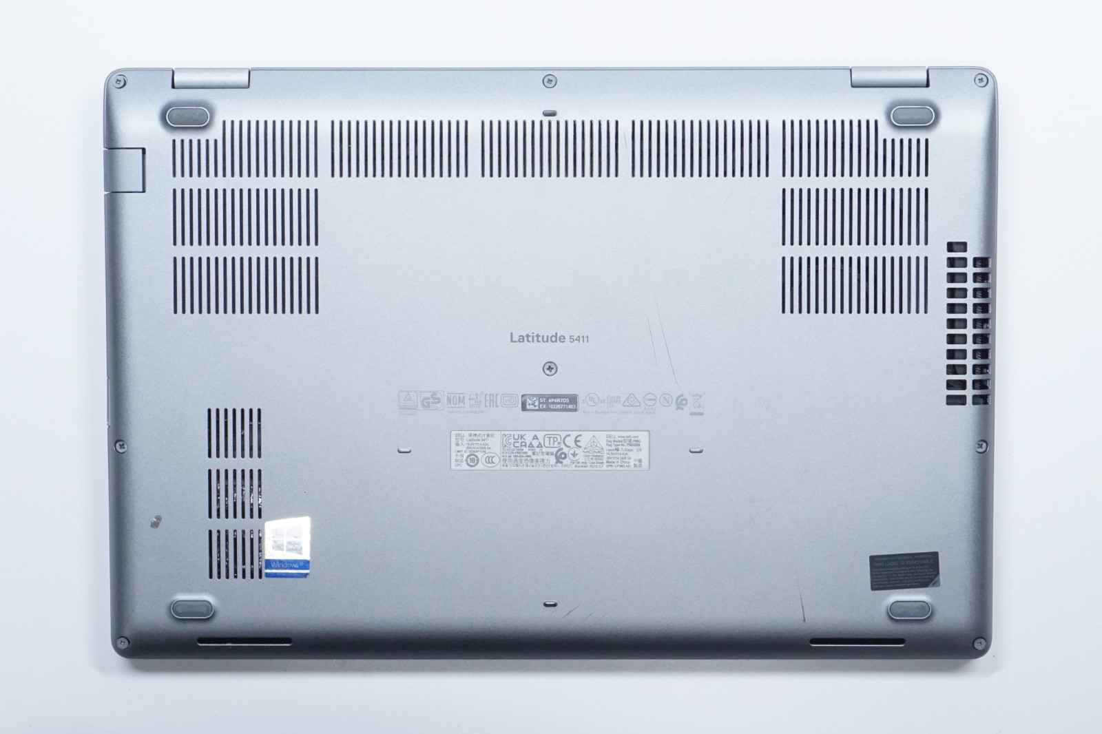 DELL LATITUDE 5411 |CORE I7-10850H | 16GB RAM | MX250| NO SSD/POWER ADAPTER