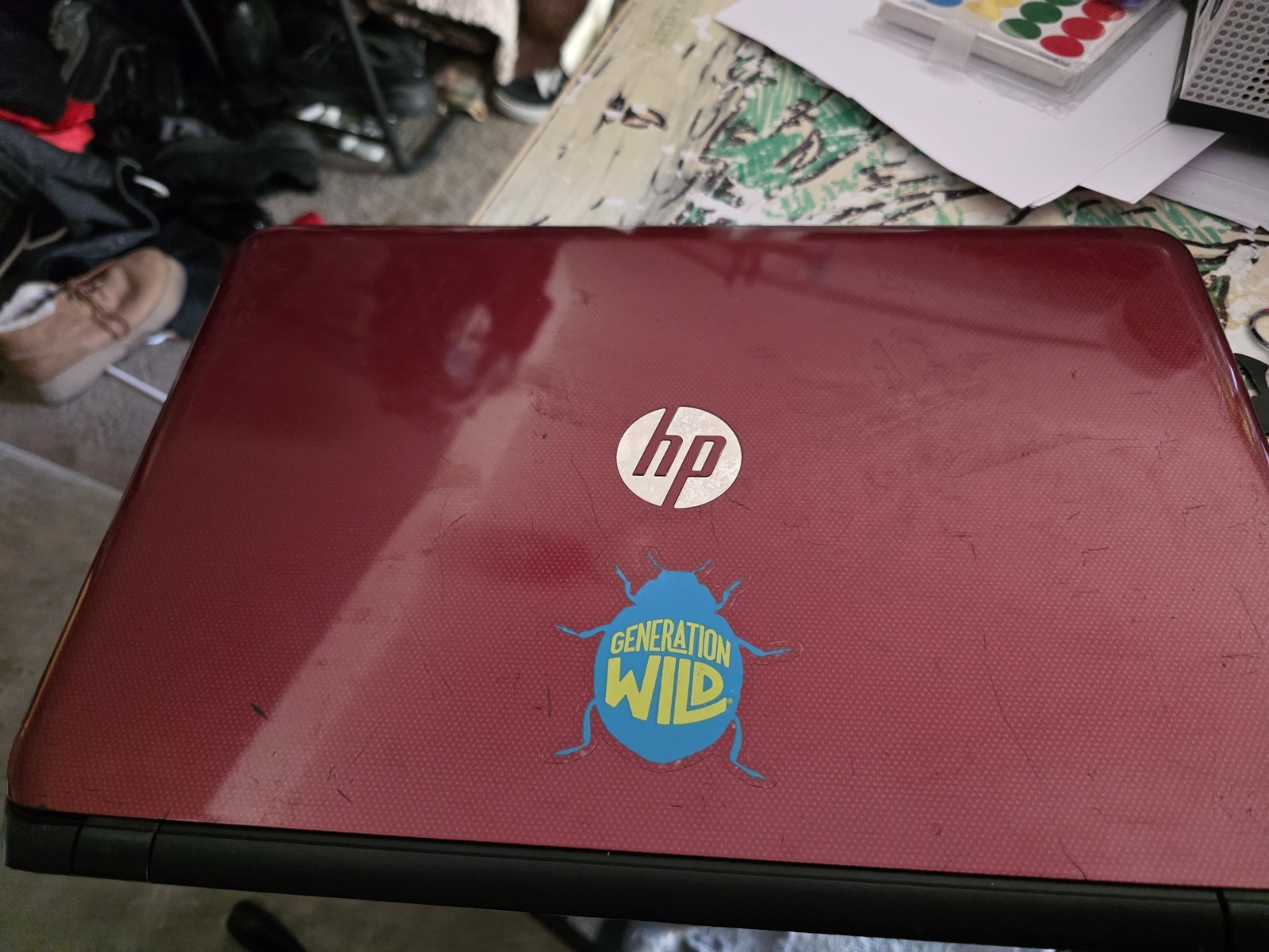 Hp Red Laptop For Parts Only