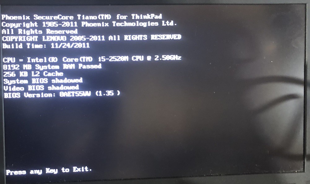 Lenovo ThinkPad T520 | Intel Core i5-2520M 2.5GHz | 8GB RAM | 500GB HDD | No O/S