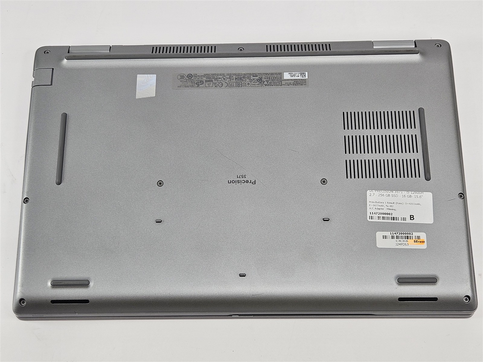 Dell 3571 Precision i5-12600H 15.6″ 16GB 256GB SSD Touchscreen Backlit KB