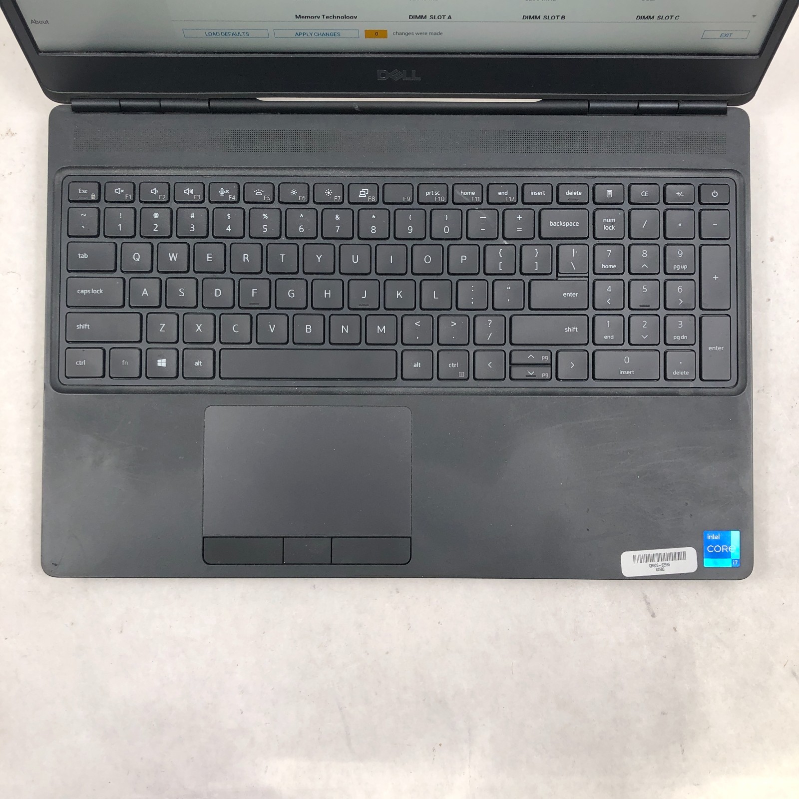 Dell Precision 7560 Laptop i7-11850H 32GB RAM RTX A3000 512GB SSD No OS/AC