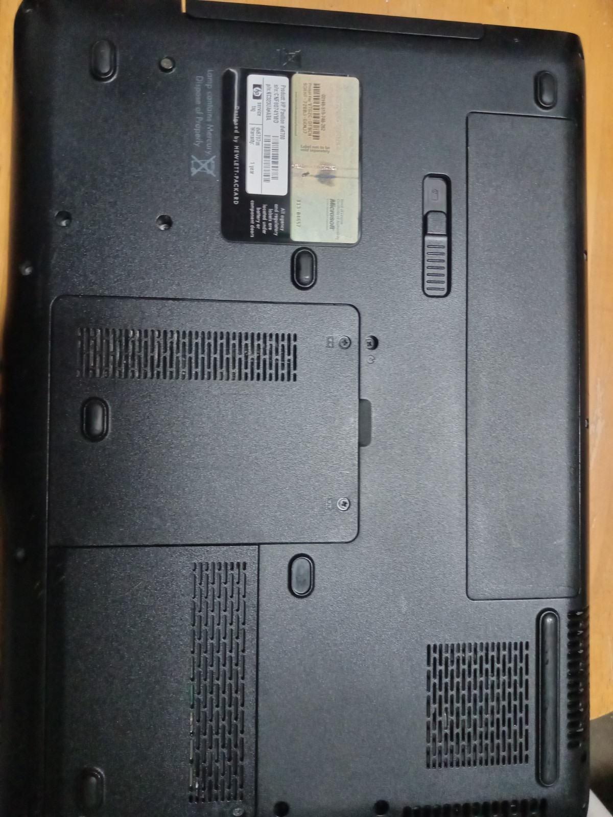 HP Pavilion dv6607nr 15″ [AS IS] AMD Athlon 64 X2 Dual TK 53 @ 1.7 GHz – JZ