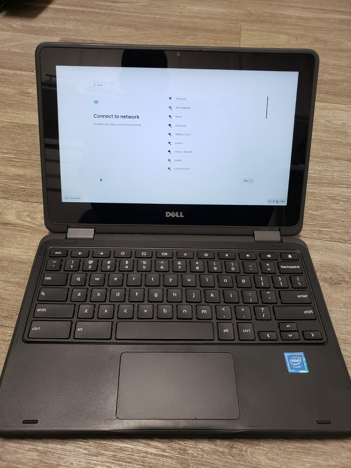 Dell Chromebook 11 3189 P26T 11.6″ Touch Celeron N3060 1.60GHz 4GB 16GB w/AC Adp